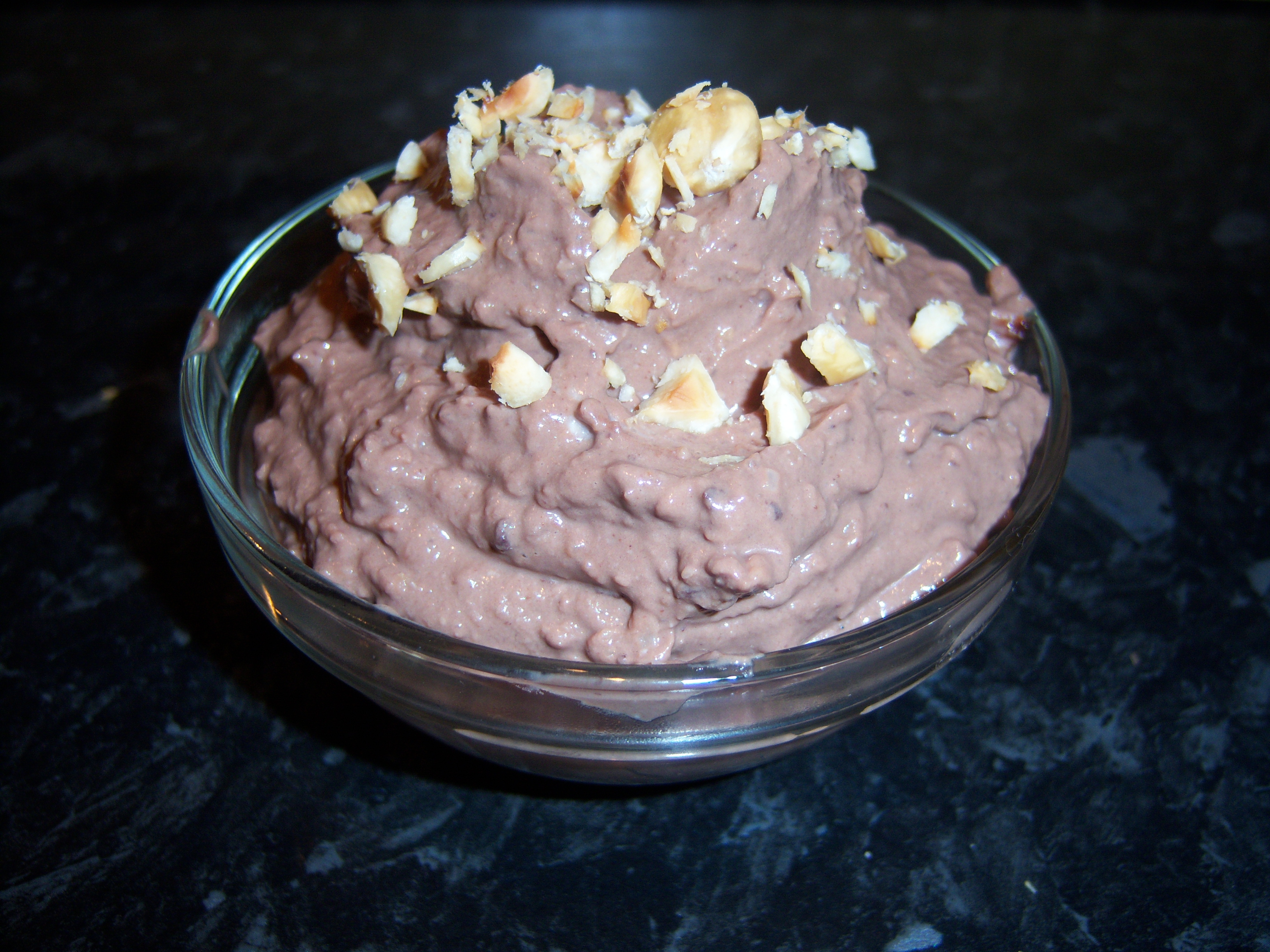 Chocolate Hazelnut Tofu Pudding