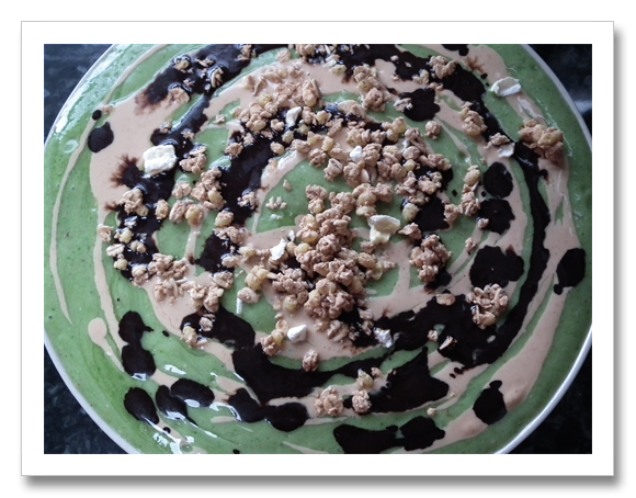 Triple Chocolate Nut Green Smoothie