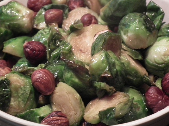 Sweet and Salty Sprouts