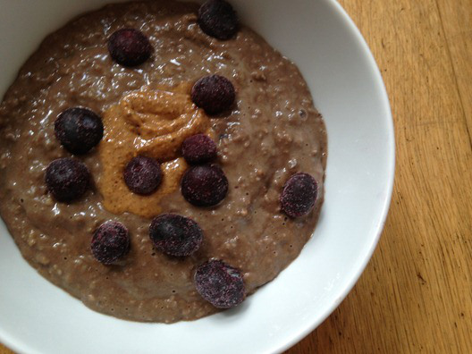 Chocolate Protein Whipped Oats