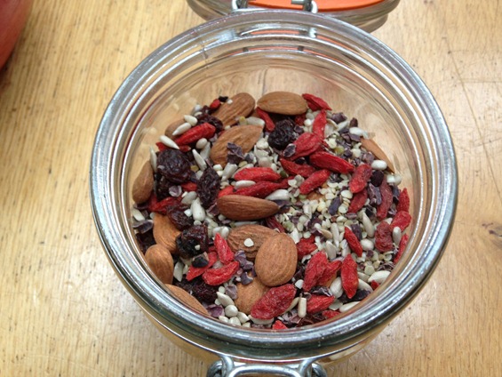 Raw Chocolate and Berry Trail Mix