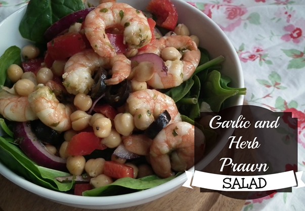 Garlic and Herb Prawn Salad