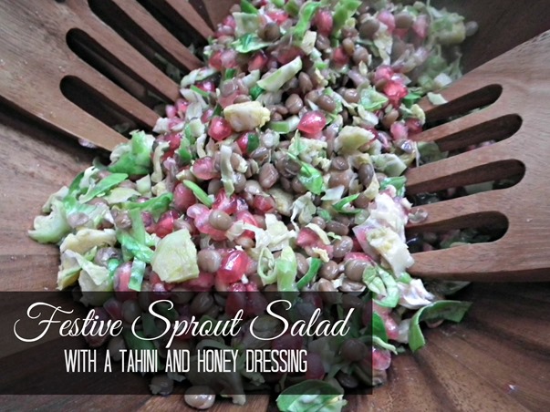 festive sprout salad