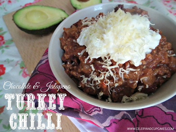 Chocolate and jalapeno turkey chilli