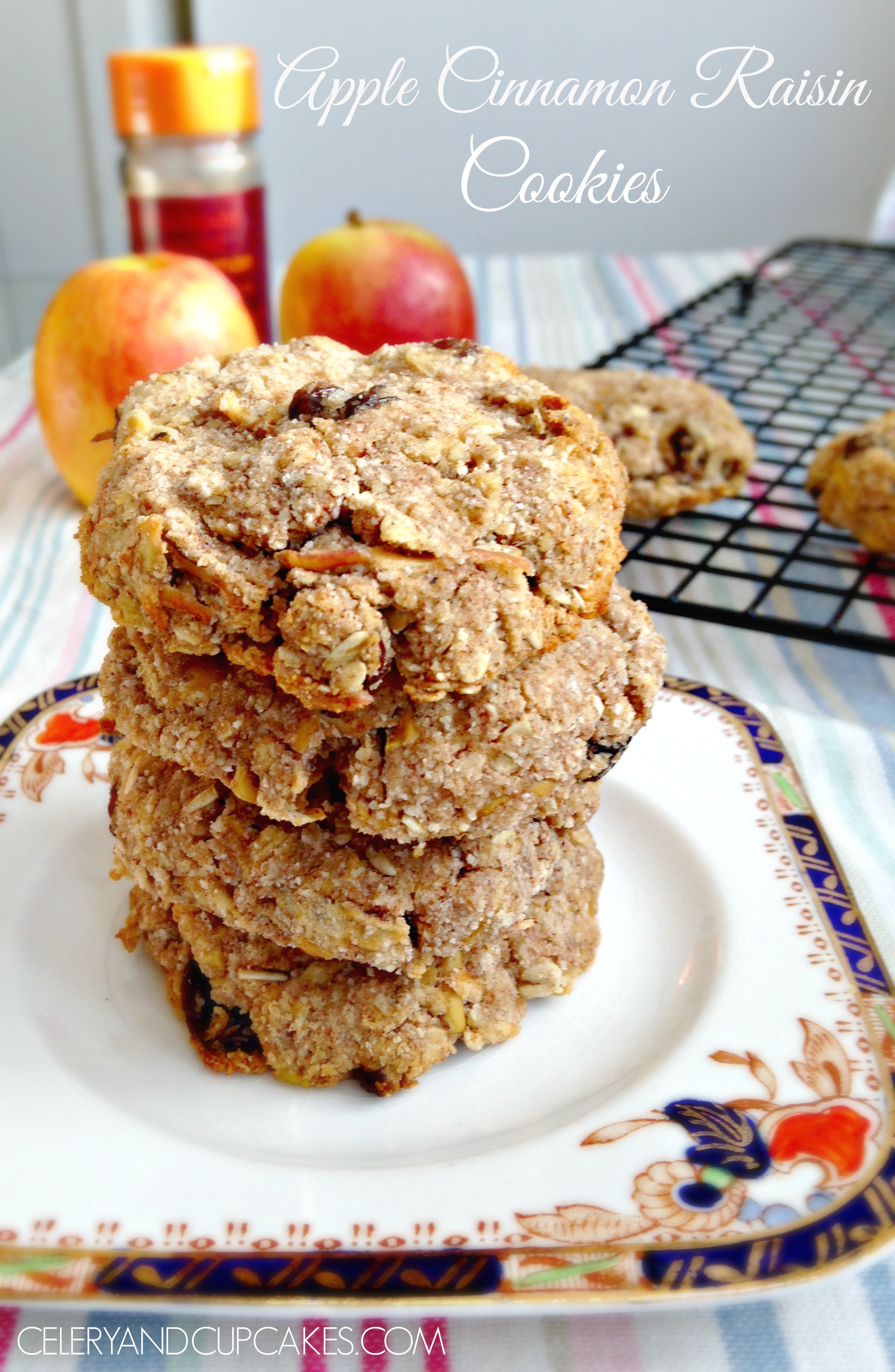 Apple Cinnamon Raisin Cookies title