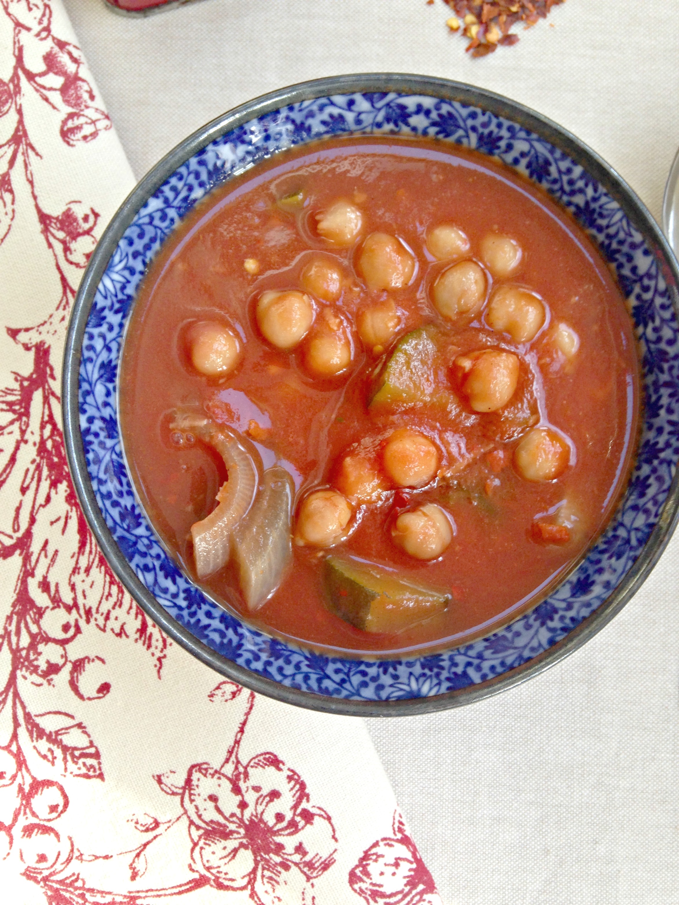 Chickpea chilli soup 5