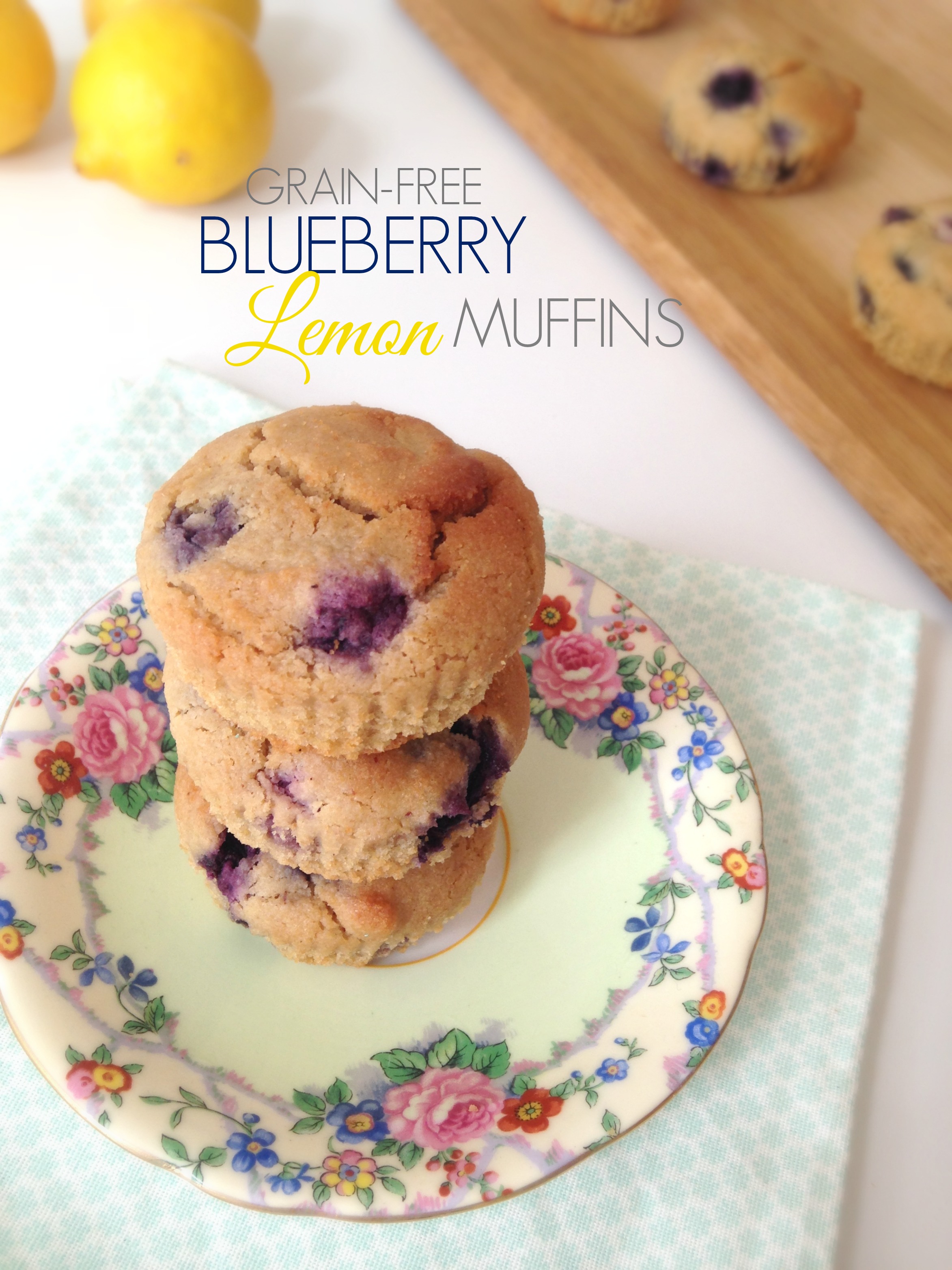 Blueberry Lemon Muffins Title