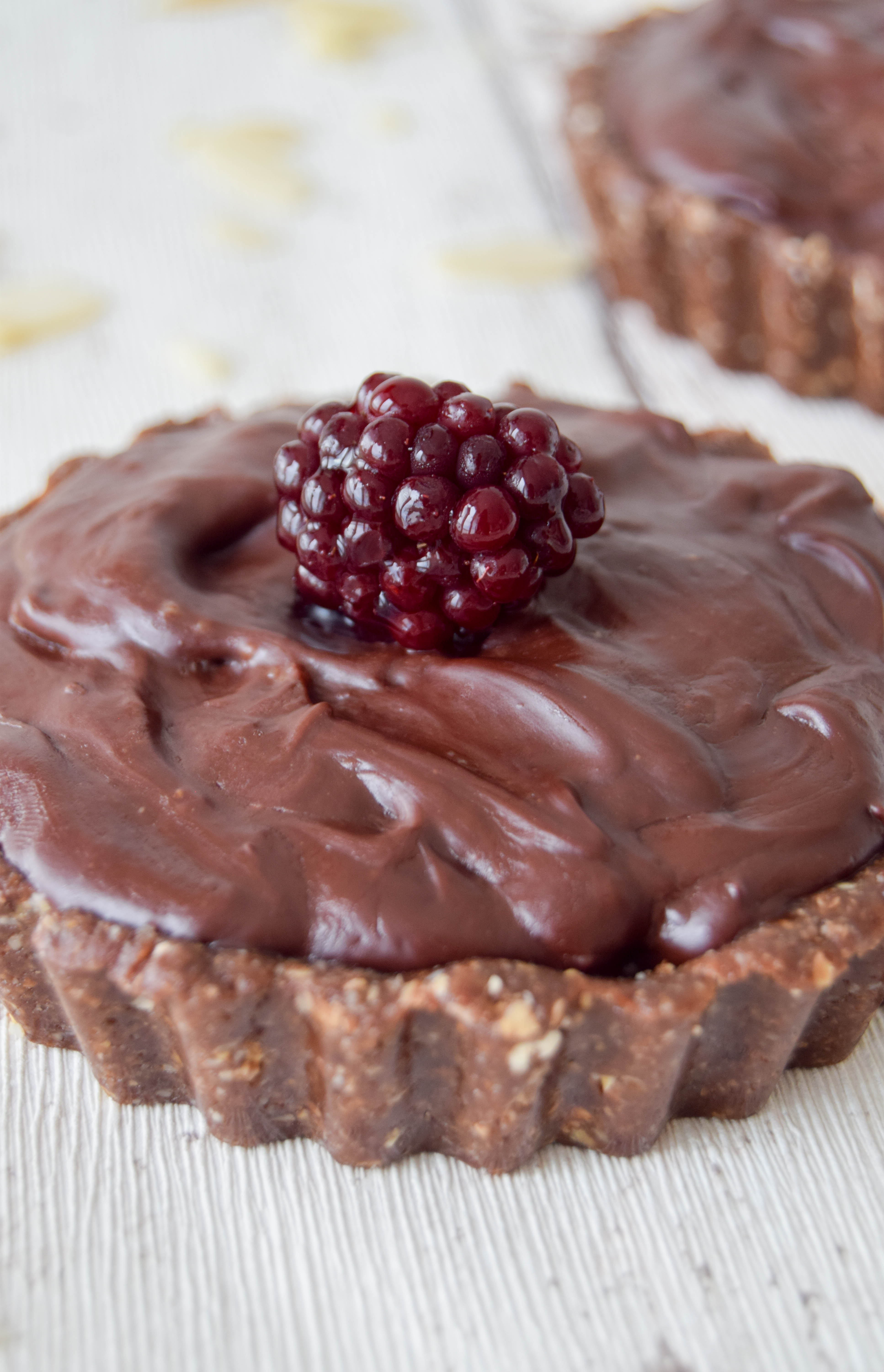 Dark Chocolate & Blackberry Tart