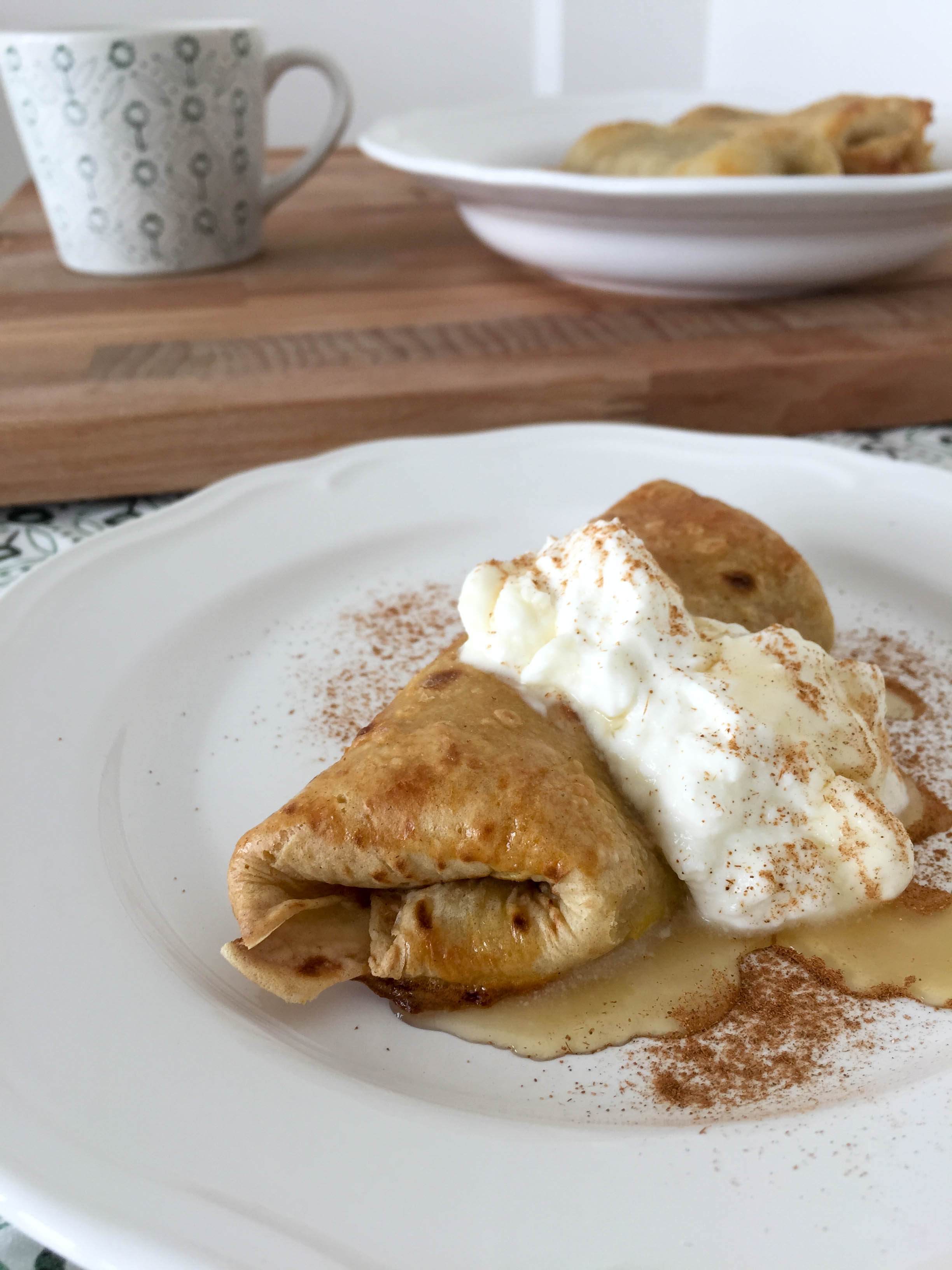 Apple and Cinnamon Pancake Rolls 2