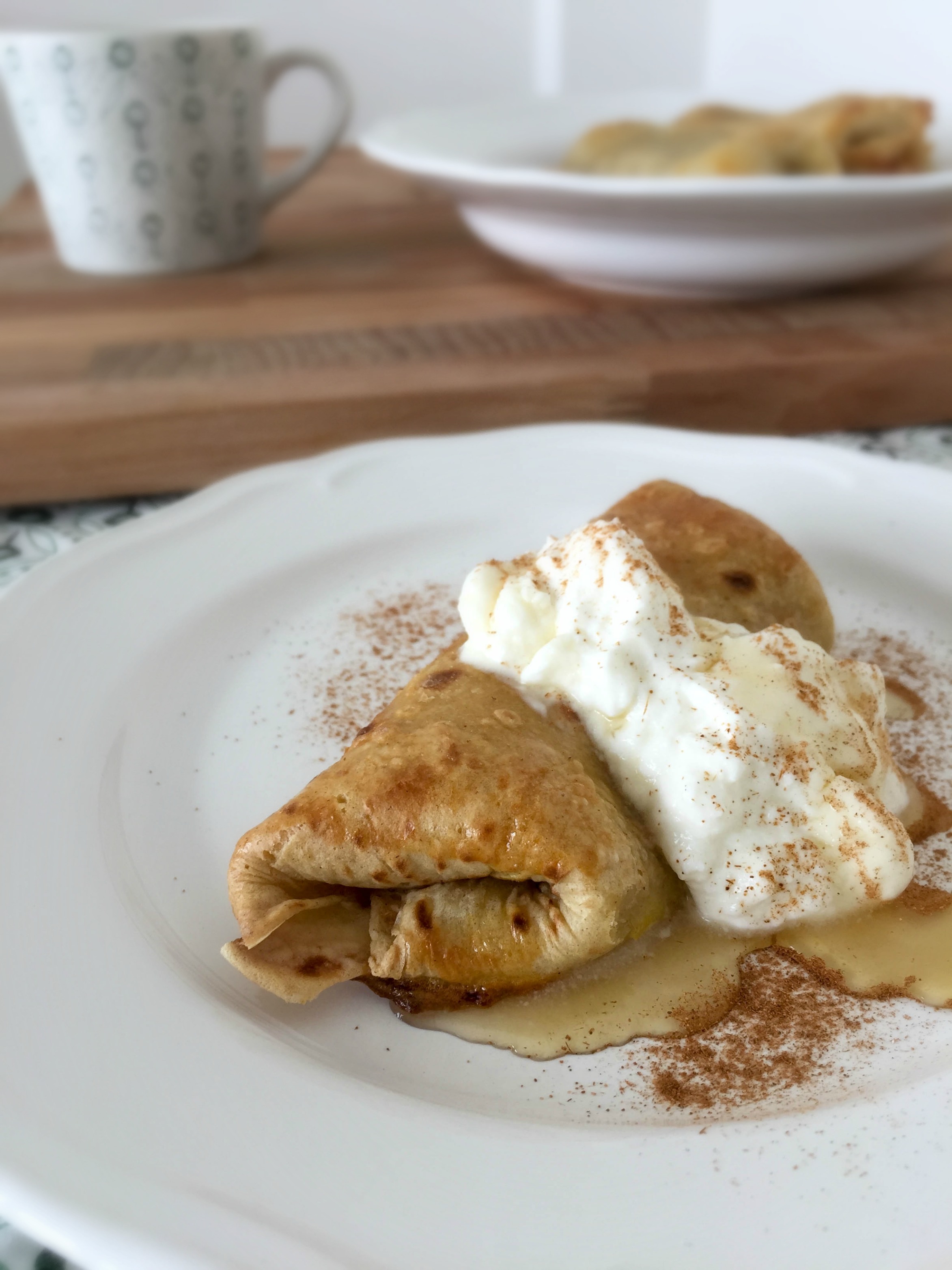 Apple and Cinnamon Pancake Rolls 2