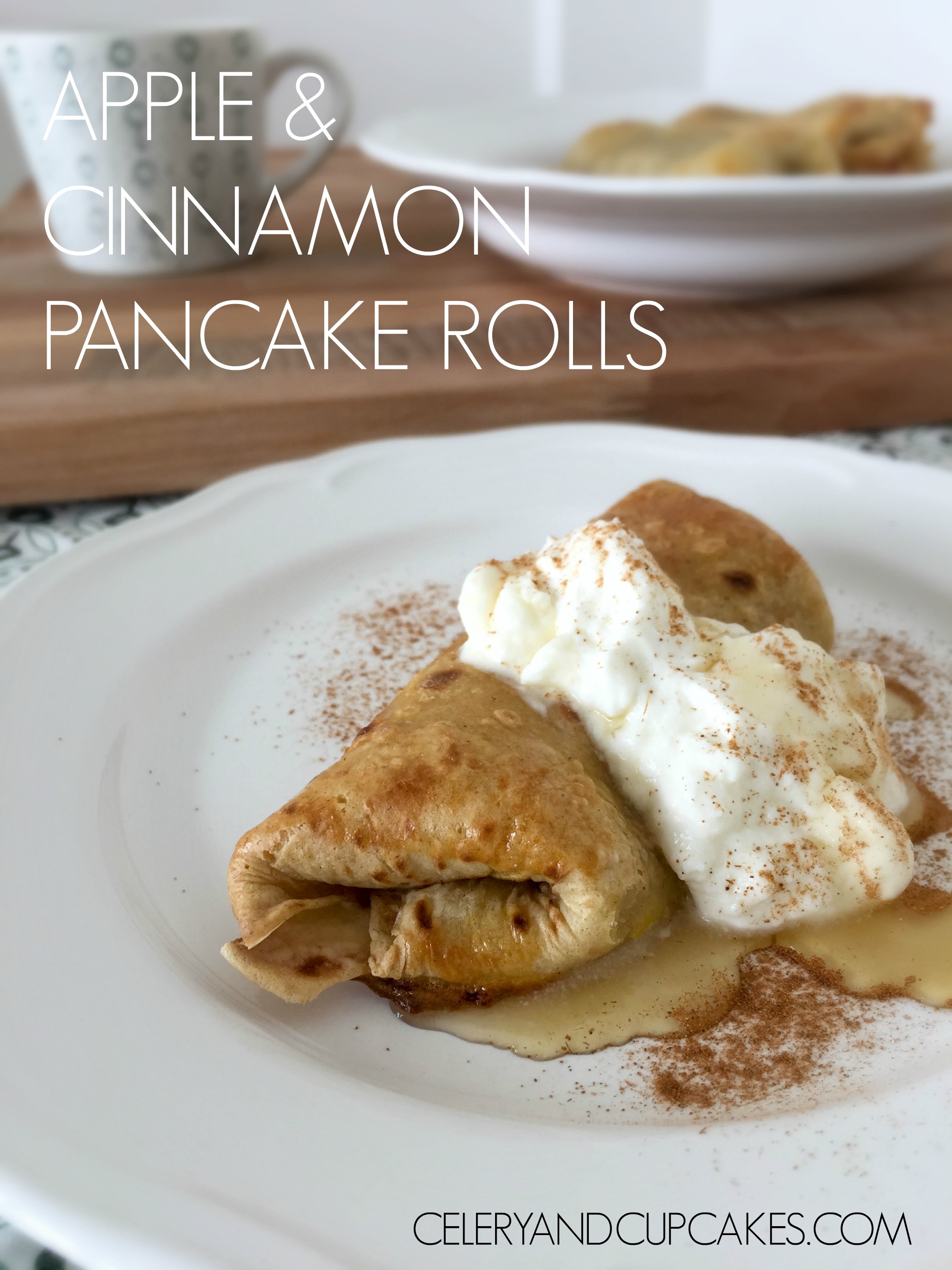 Apple and Cinnamon Pancakes Title