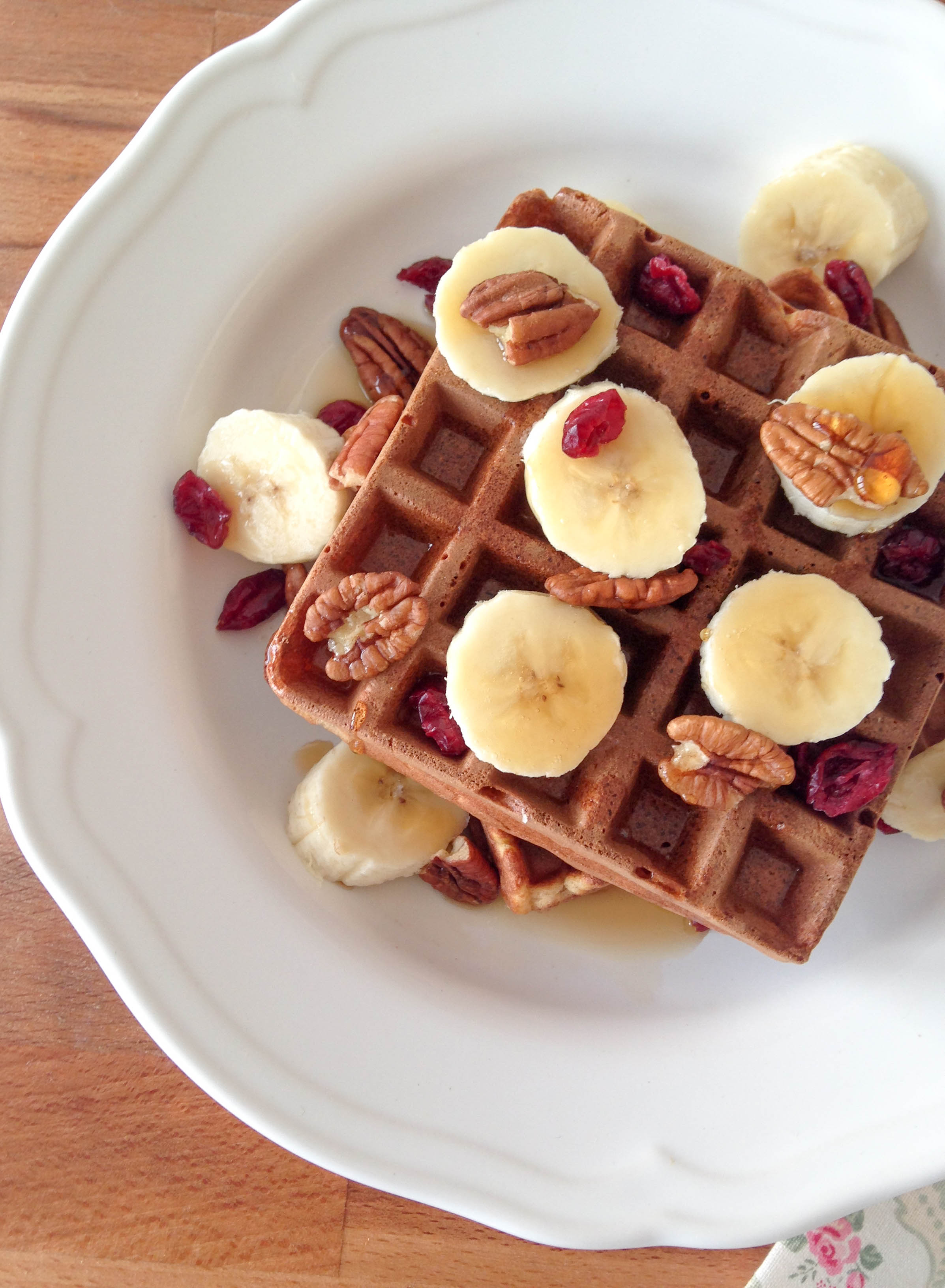 Cinnamon & Maple Sweet Potato Waffles 2