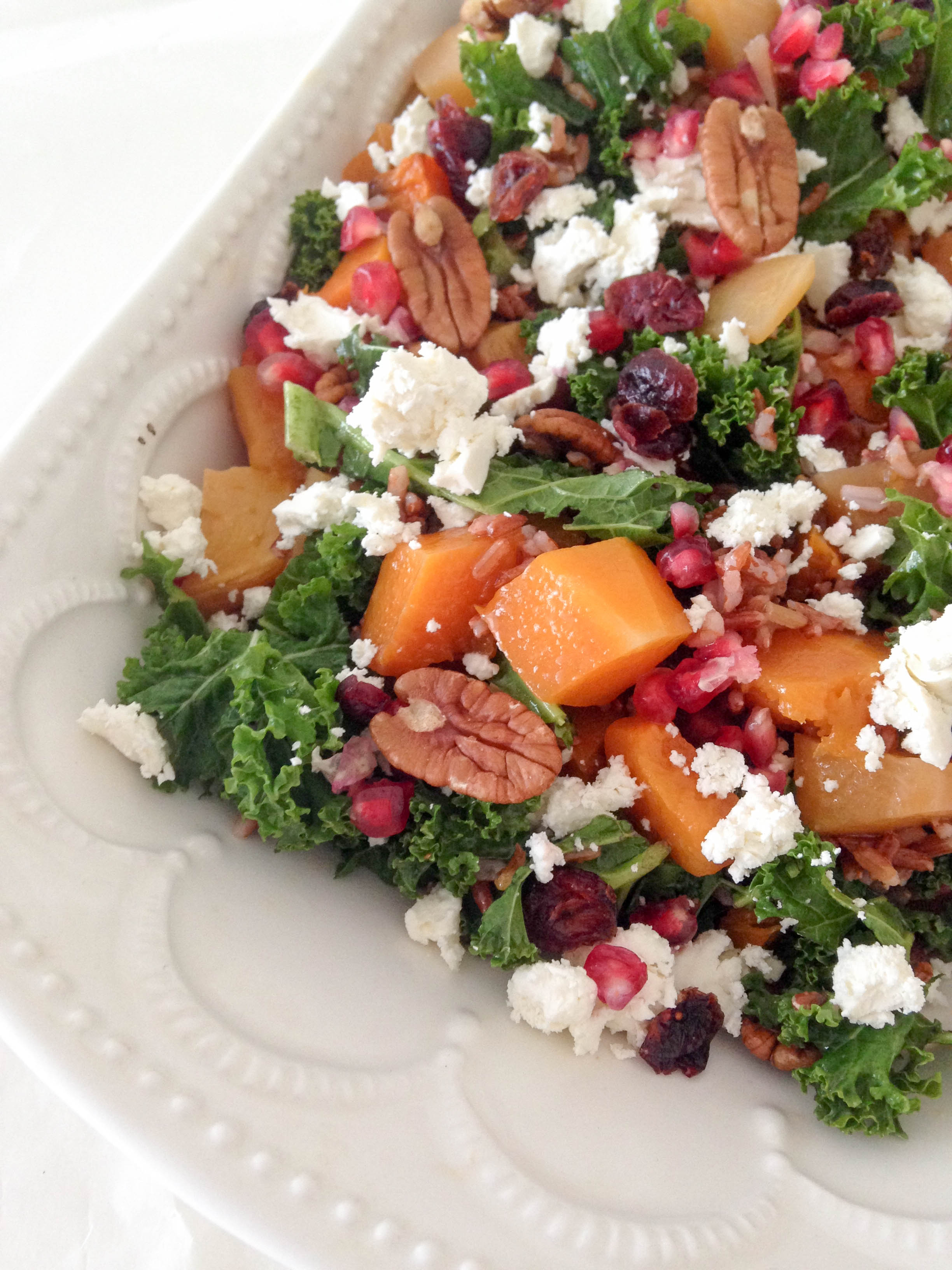 Kale & Roasted Winter Vegetable Salad 6