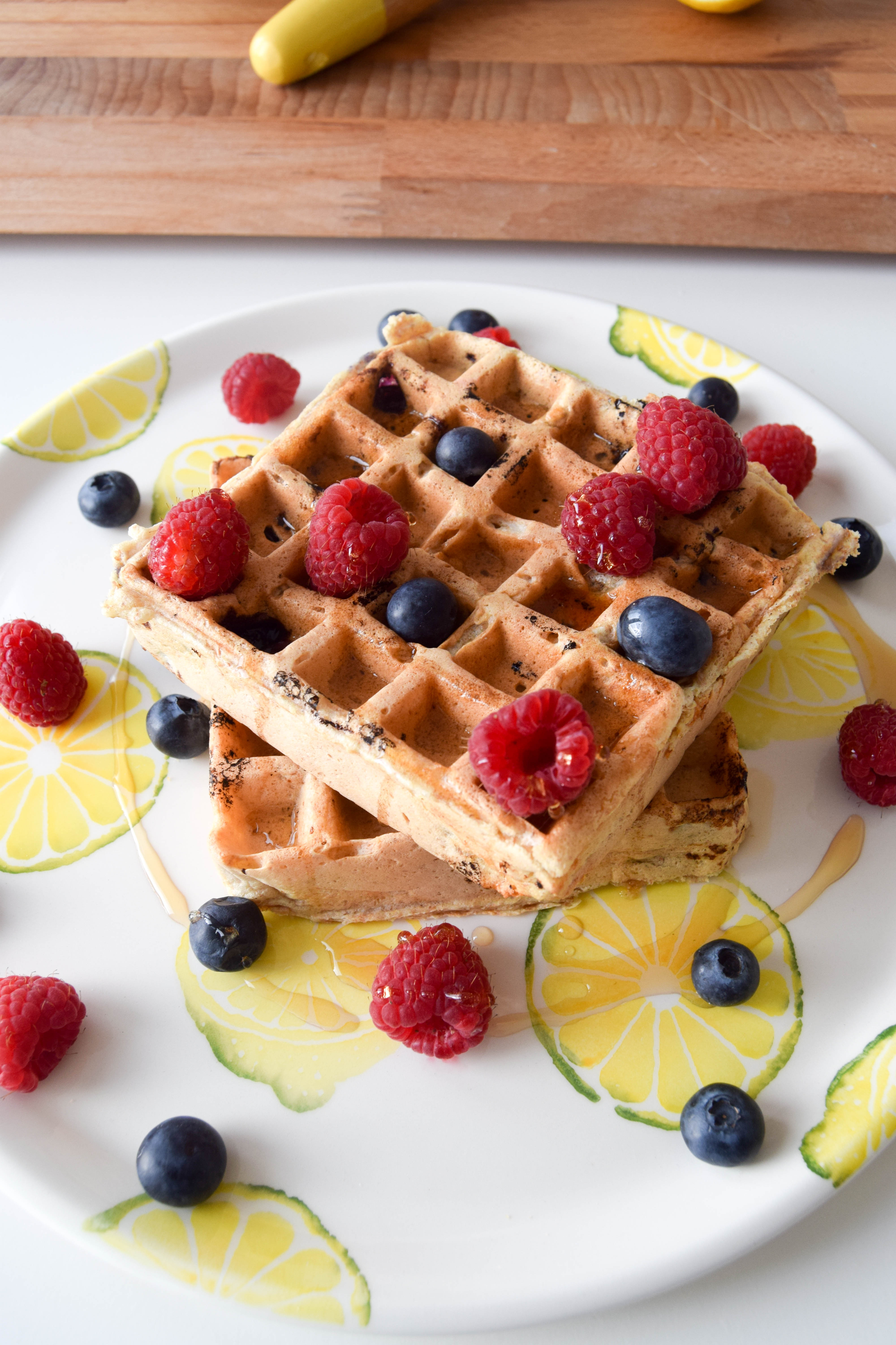 Blueberry and Lemon Waffles 2