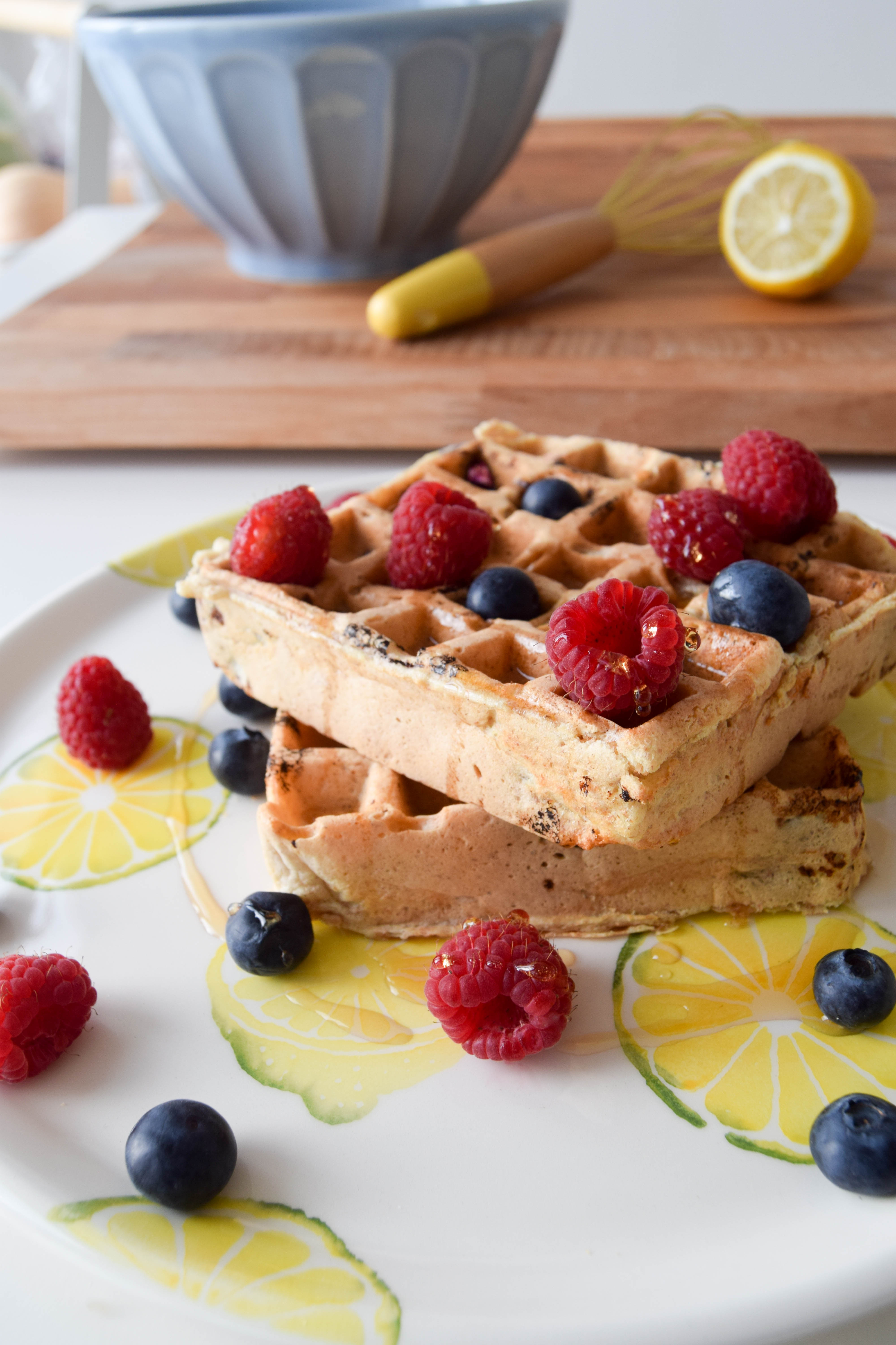 Blueberry and Lemon Waffles 3