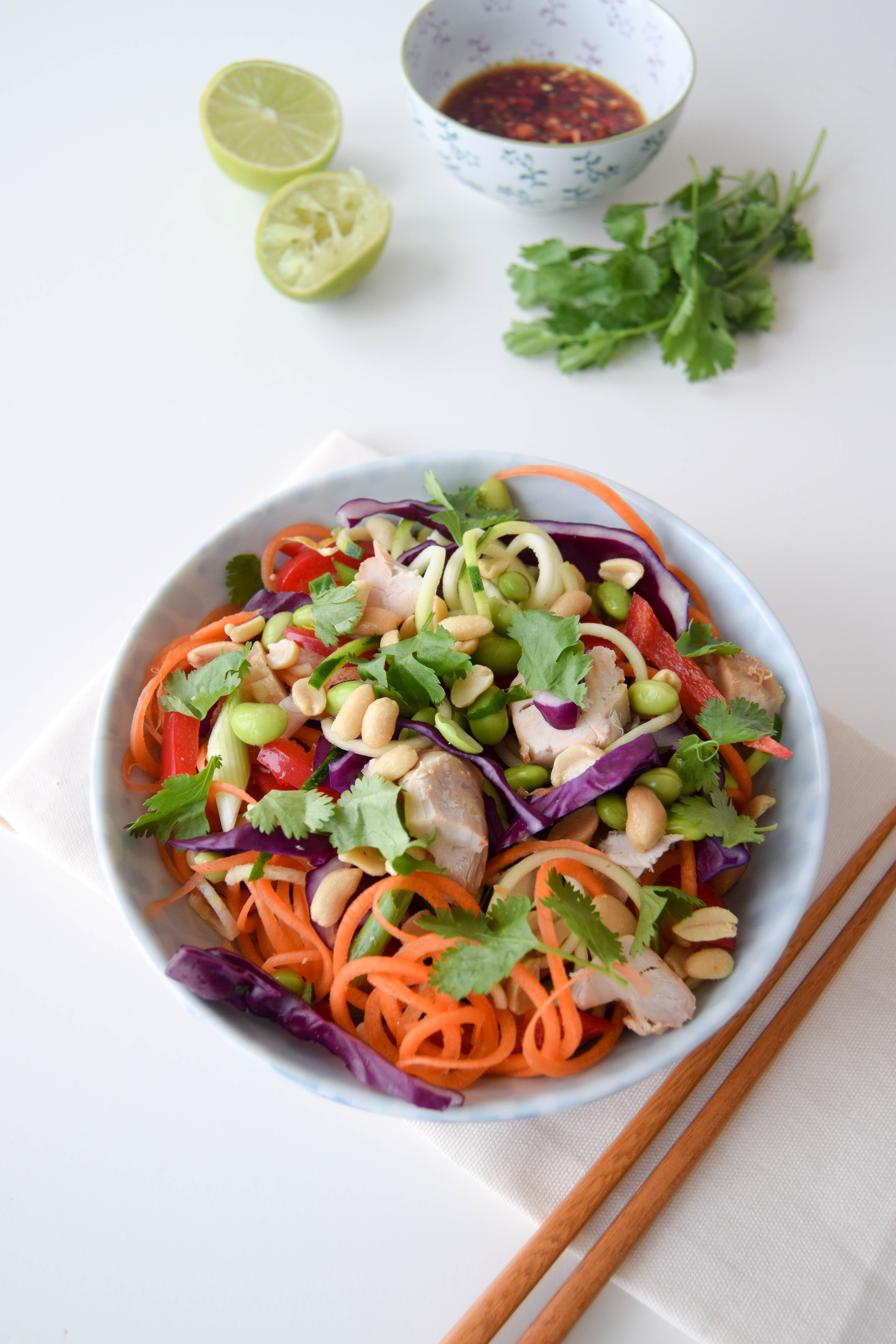 A vibrant mix of colours not only looks stunning on your plate, but you are also getting a powerhouse of nutrition in your meals too. Try this flavoursome chicken pad thai for a wholesome dinner idea. A vibrant mix of colours not only looks stunning on your plate, but you are also getting a powerhouse of nutrition in your meals too. Try this flavoursome chicken pad thai for a wholesome dinner idea.