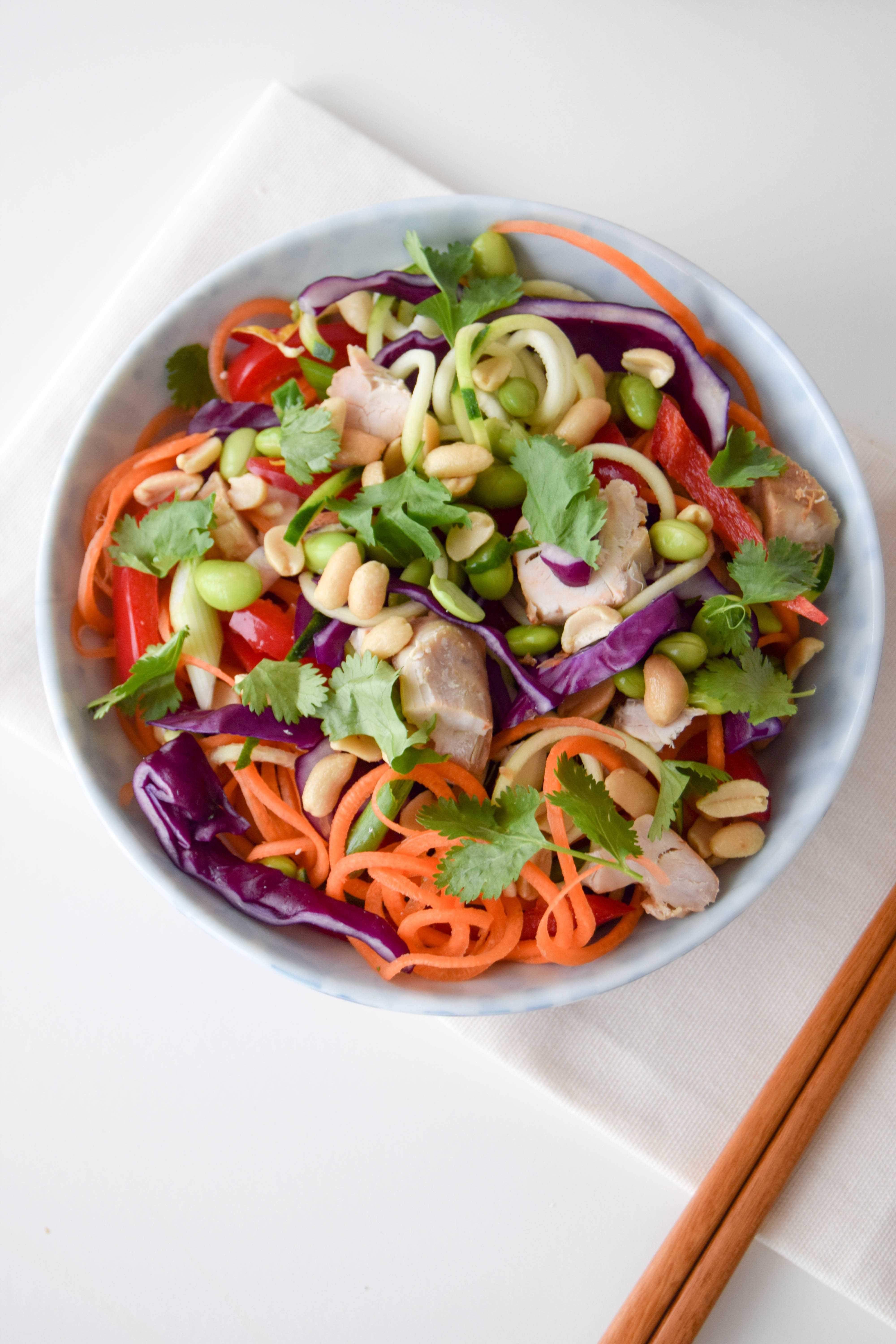 A vibrant mix of colours not only looks stunning on your plate, but you are also getting a powerhouse of nutrition in your meals too. Try this flavoursome chicken pad thai for a wholesome dinner idea.