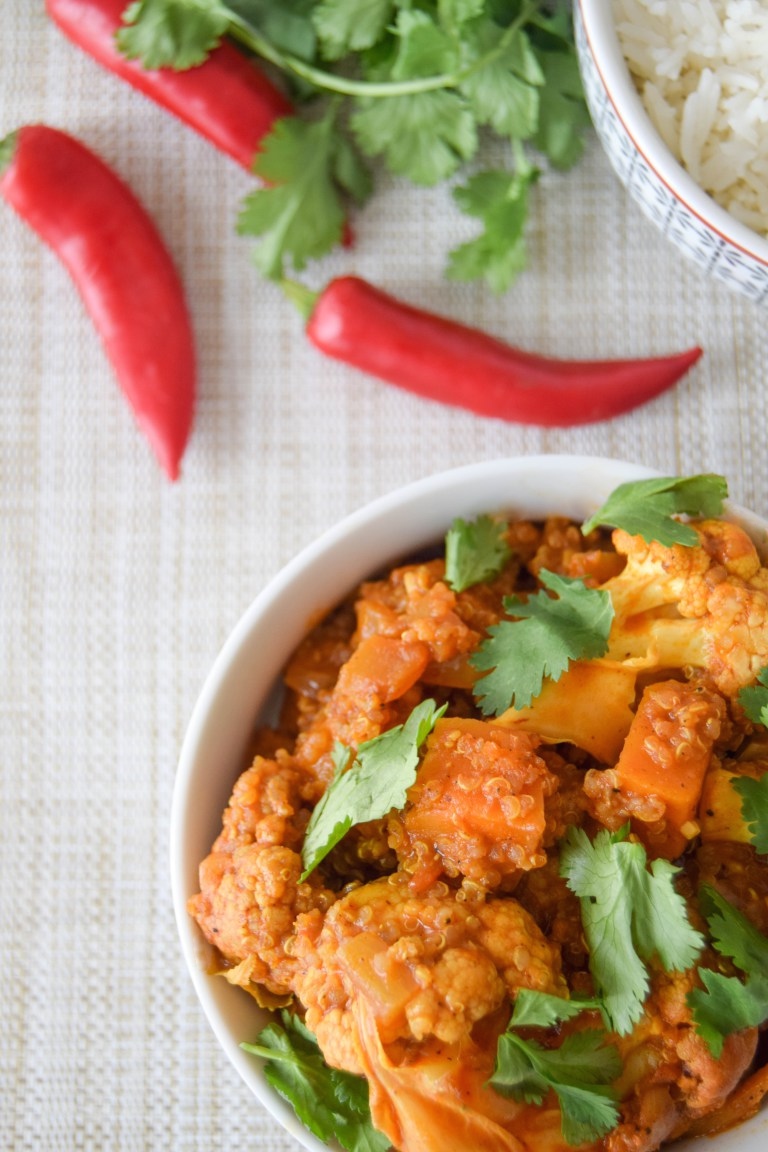 Quinoa is a powerhouse of nutrition and is an invaluable source of protein, it has quite a subtle taste which means that it practically takes on any flavour - it works in this vegetarian curry really well. Quinoa is a powerhouse of nutrition and is an invaluable source of protein, it has quite a subtle taste which means that it practically takes on any flavour - it works in this vegetarian curry really well.
