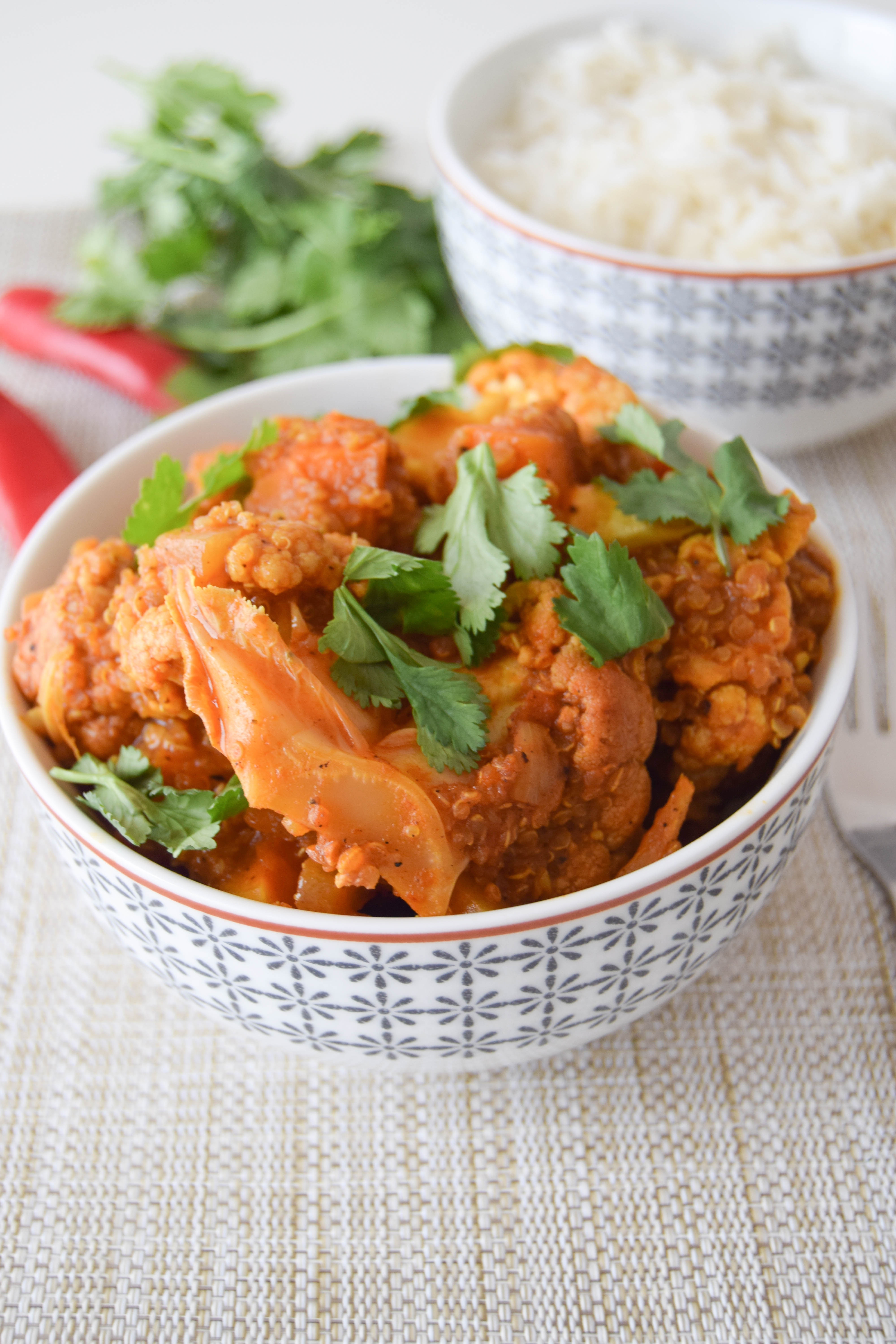 Quinoa, Cauliflower & Butternut Squash Curry