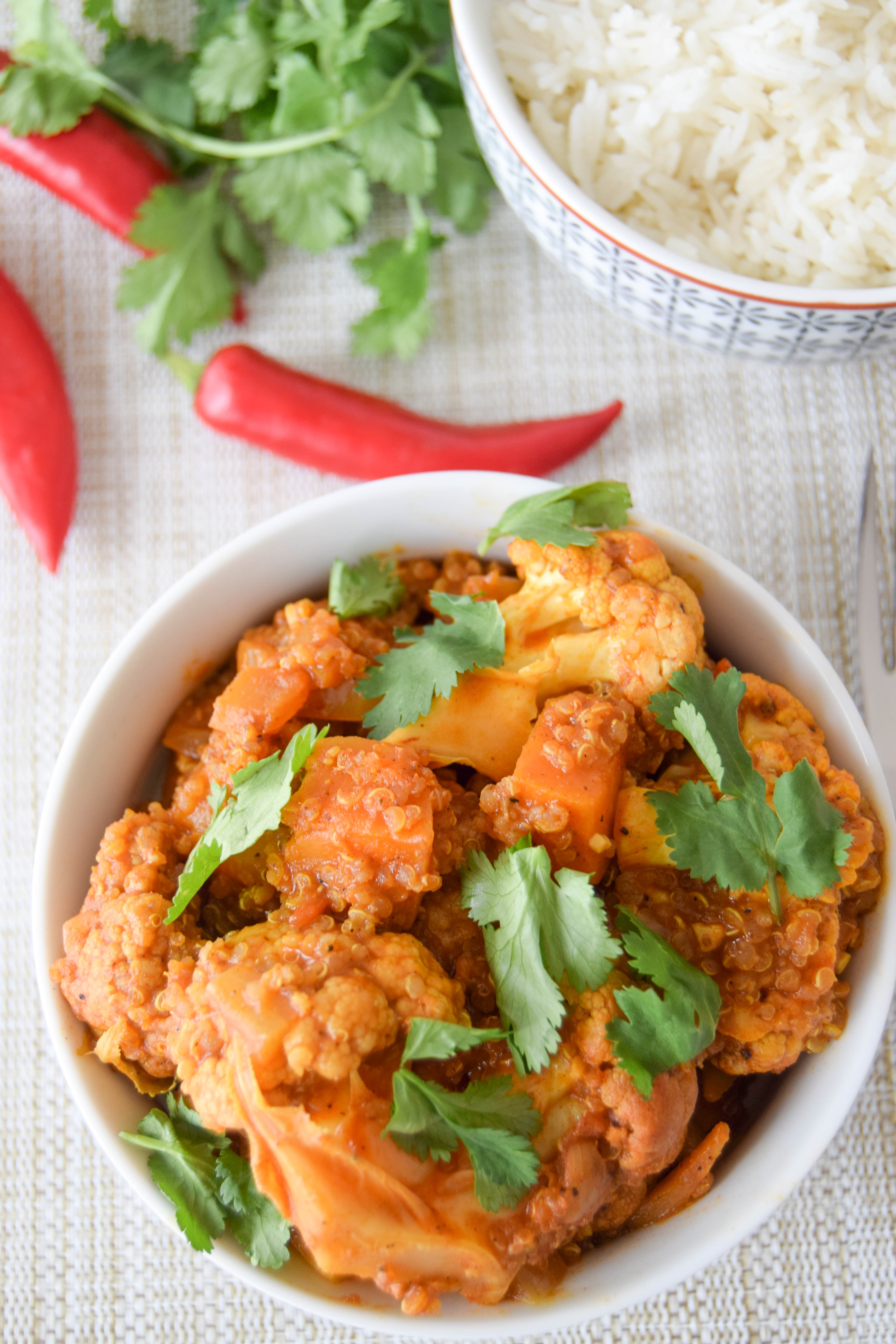 Quinoa, Cauliflower & Butternut Squash Curry 7