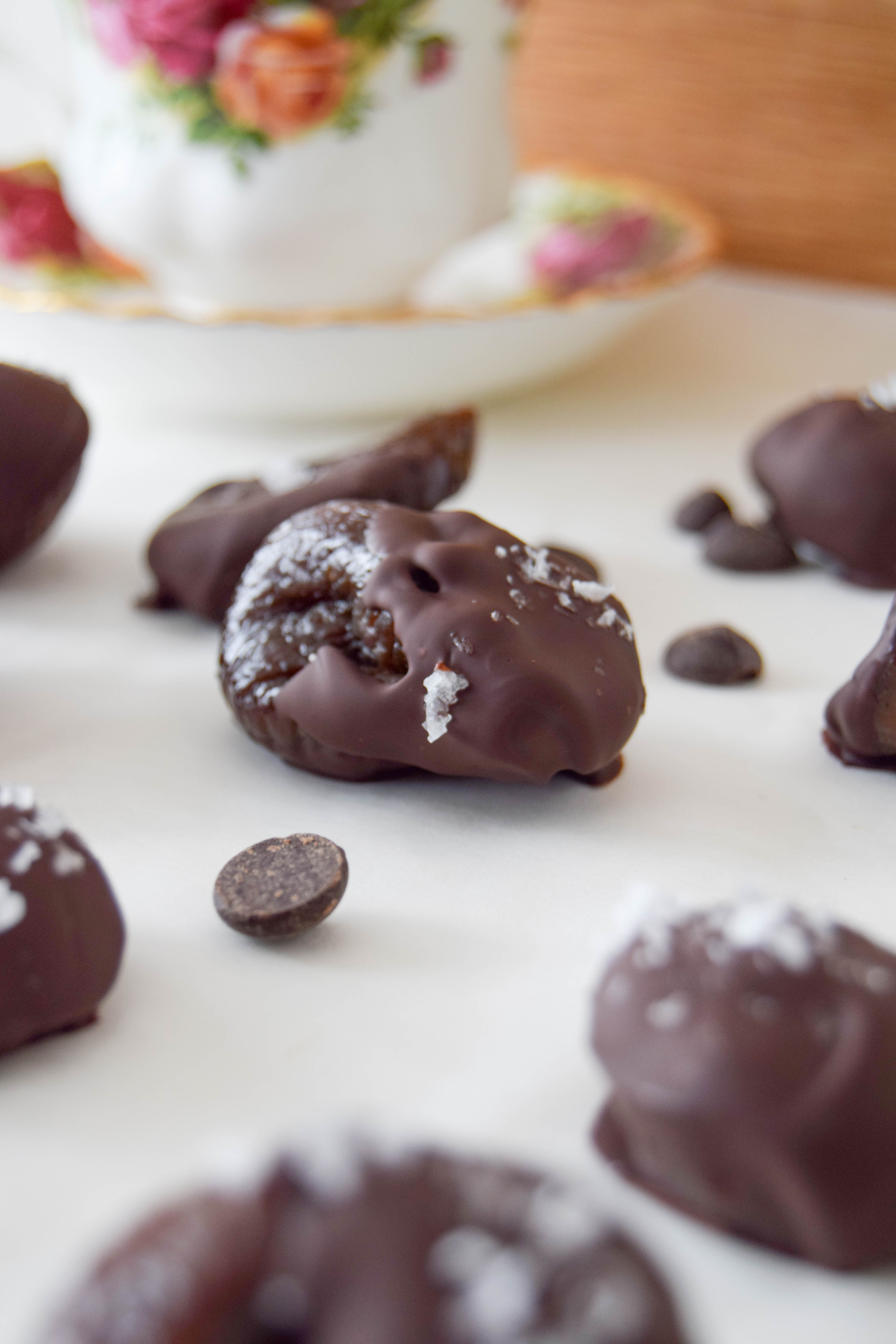 Chocolate Dipped Salted Figs 2