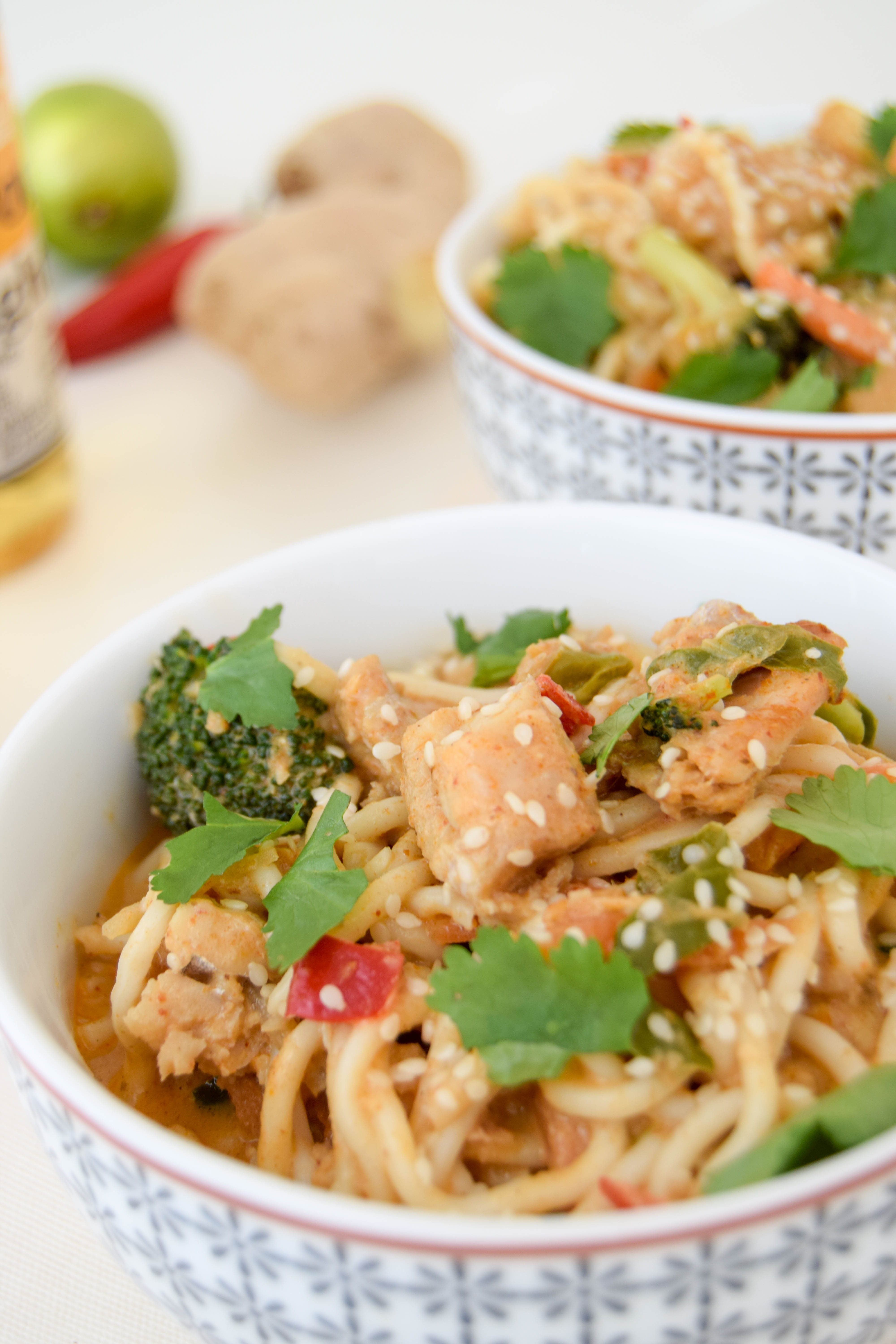 Fish Coconut Noodle Bowls 7