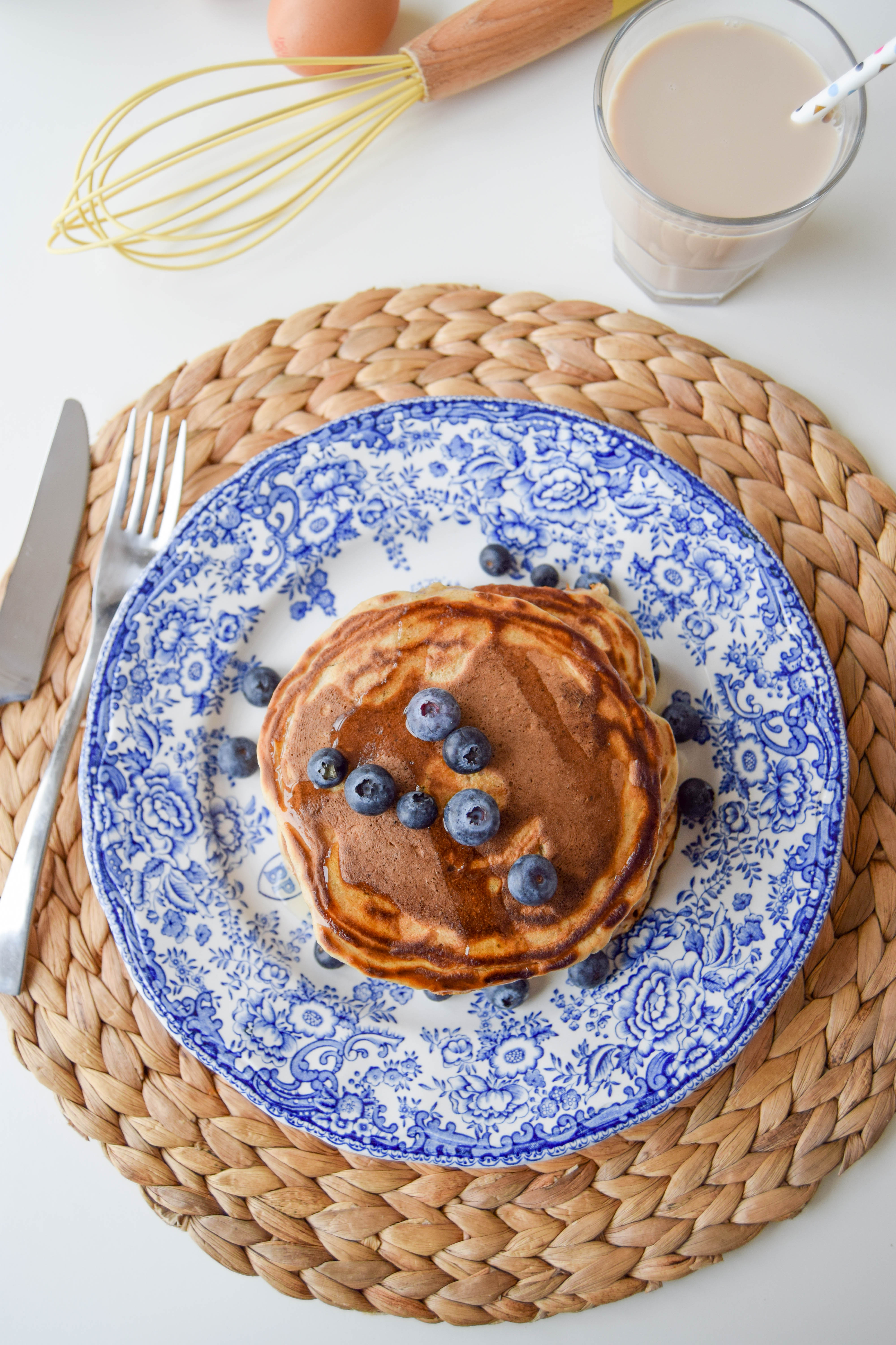 Give these super fluffy American style pancakes a go for magical breakfast that tastes like exactly like banana bread. Plus, they're gluten free too! Give these super fluffy American style pancakes a go for magical breakfast that tastes like exactly like banana bread. Plus, they're gluten free too!