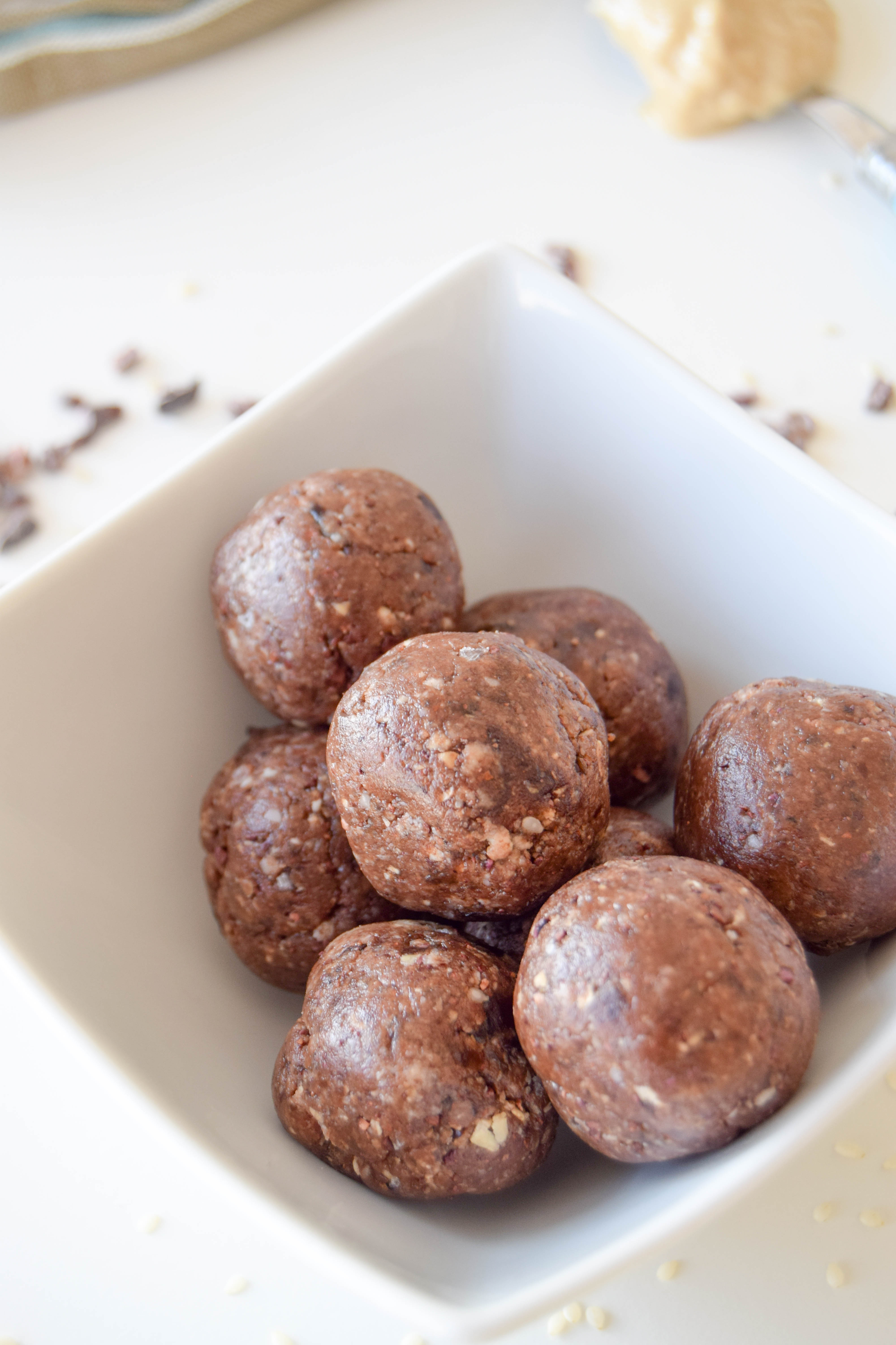 Salted Chocolate & Tahini Snack Balls 6