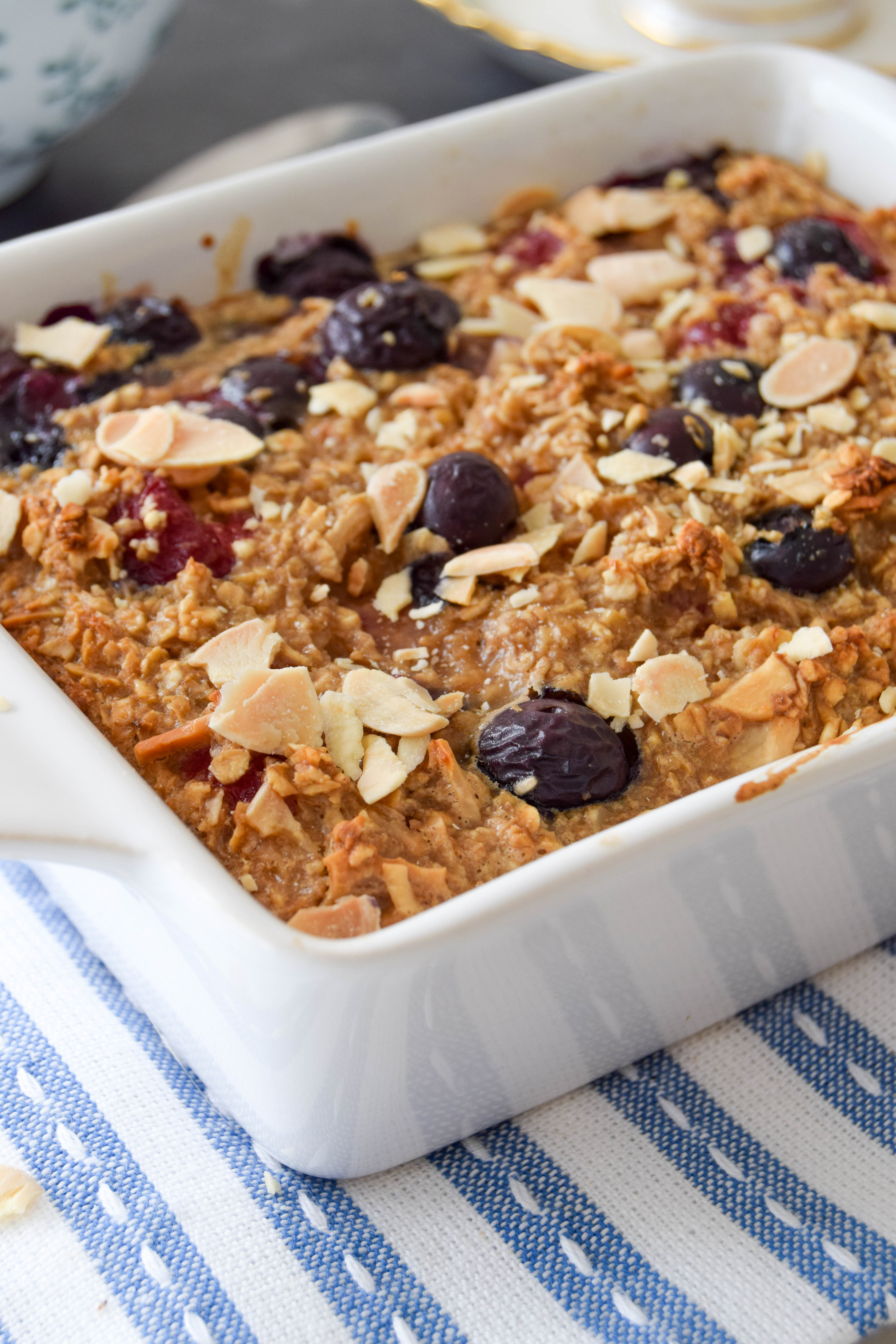 Chai Spiced Berry Baked Oatmeal 2