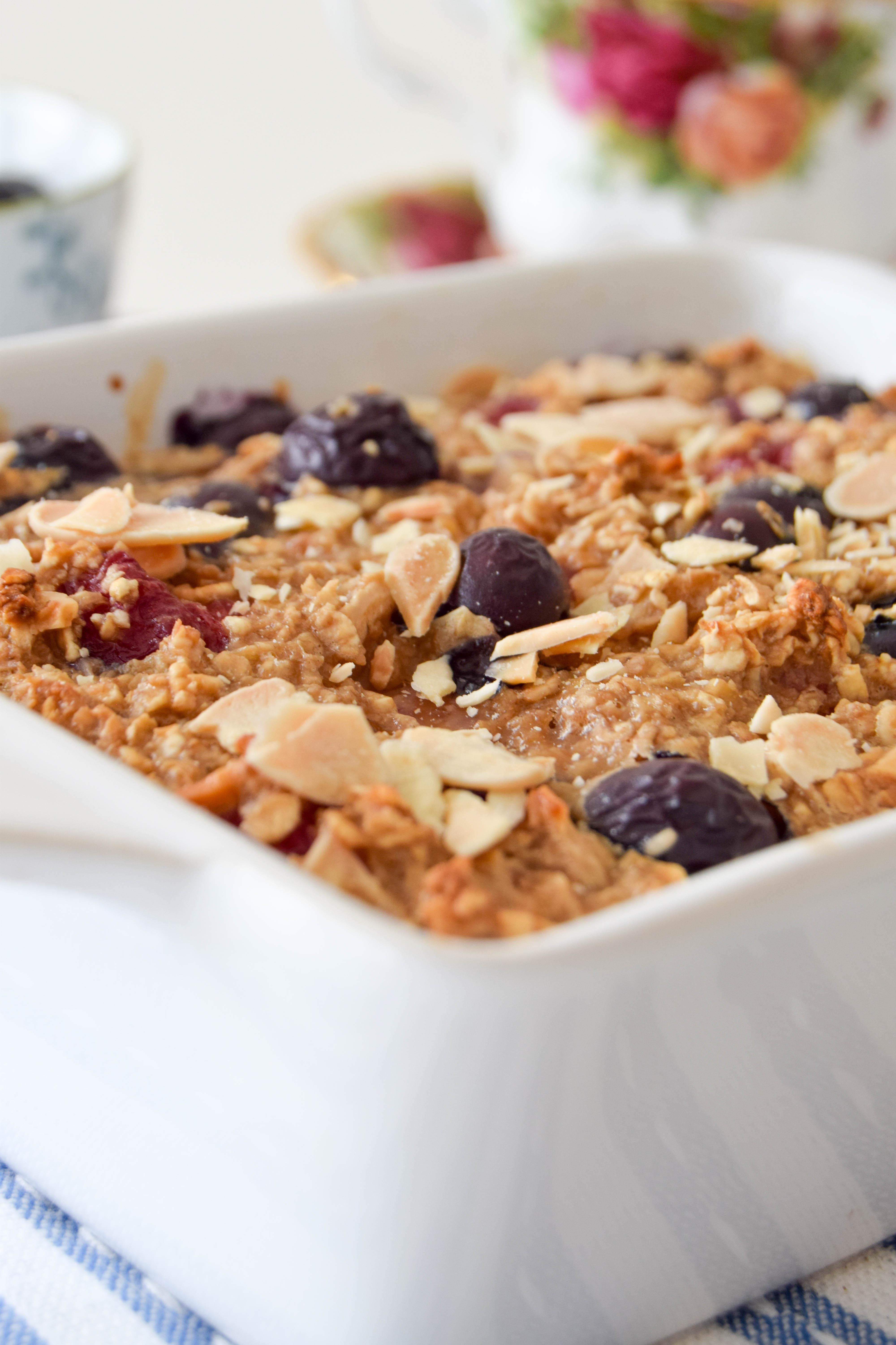 Chai Spiced Berry Baked Oatmeal 7