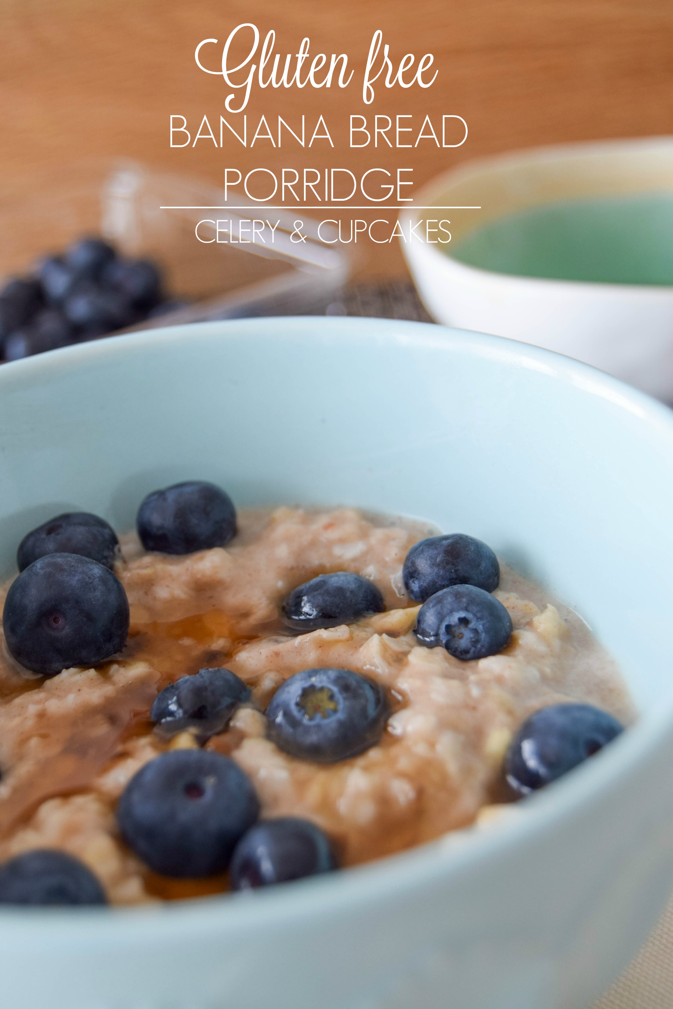 Gluten Free Banana Bread Porridge Title
