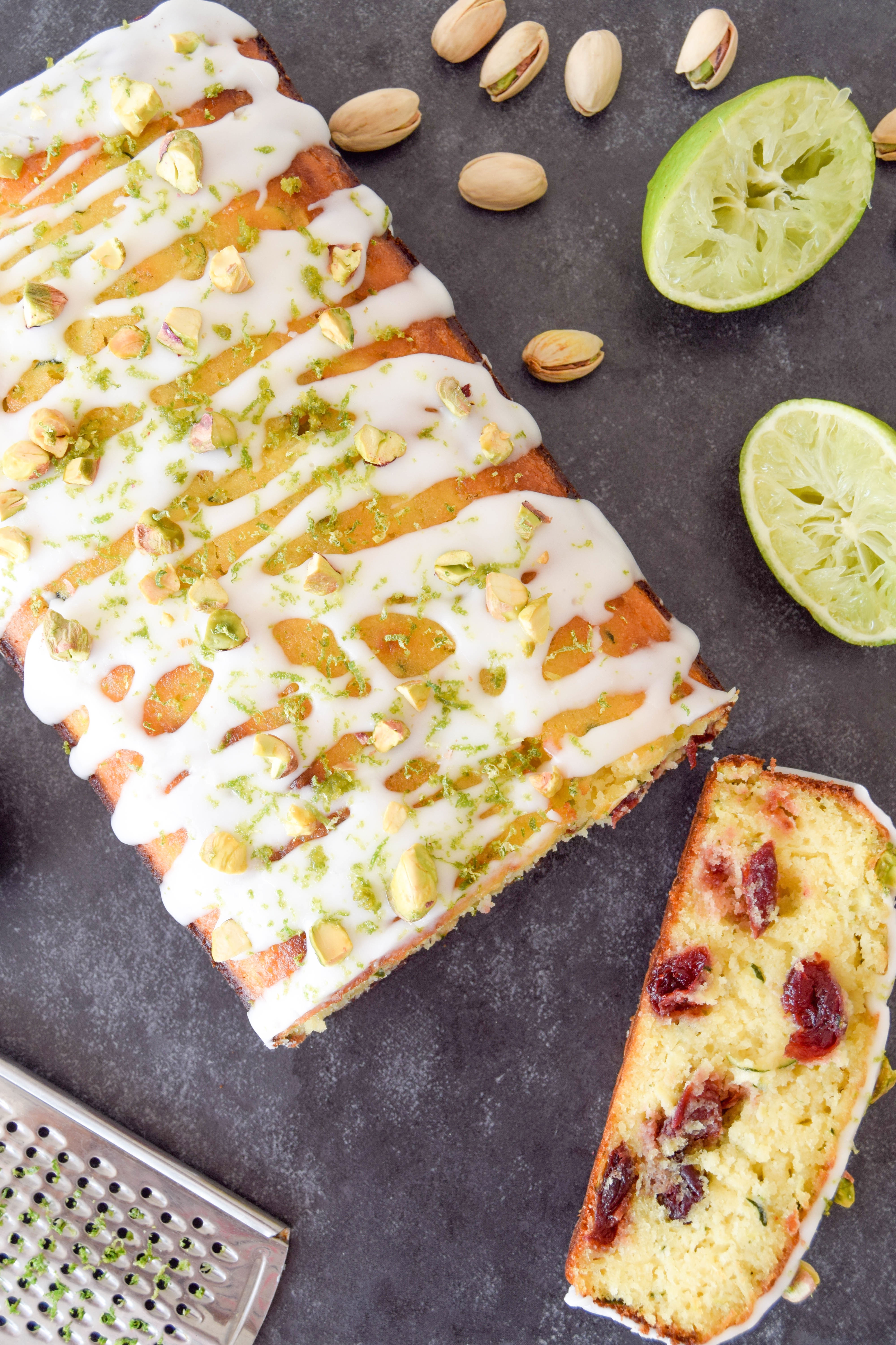 Morello Cherry & Lime Courgette Cake 10