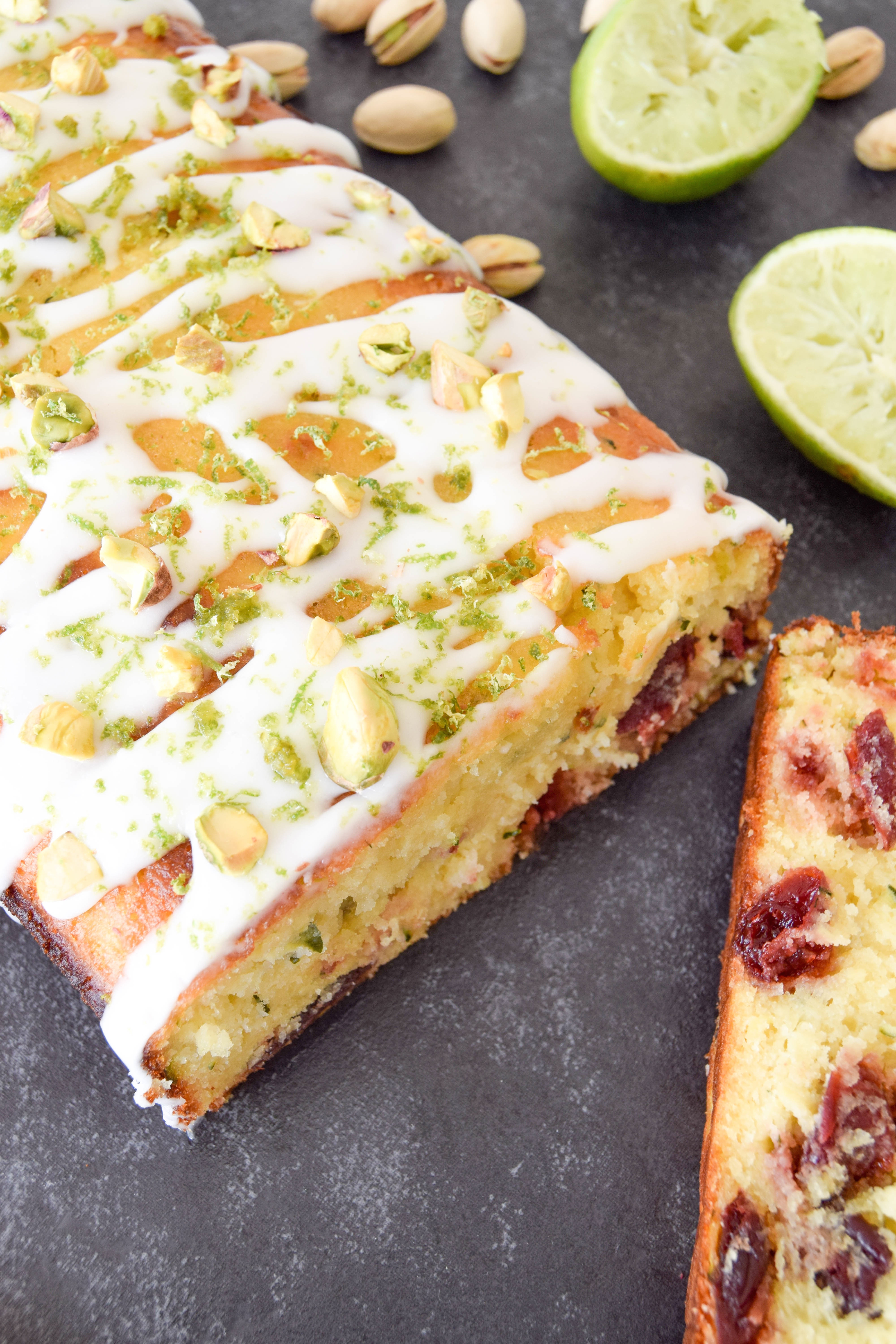 Morello Cherry & Lime Courgette Cake 12
