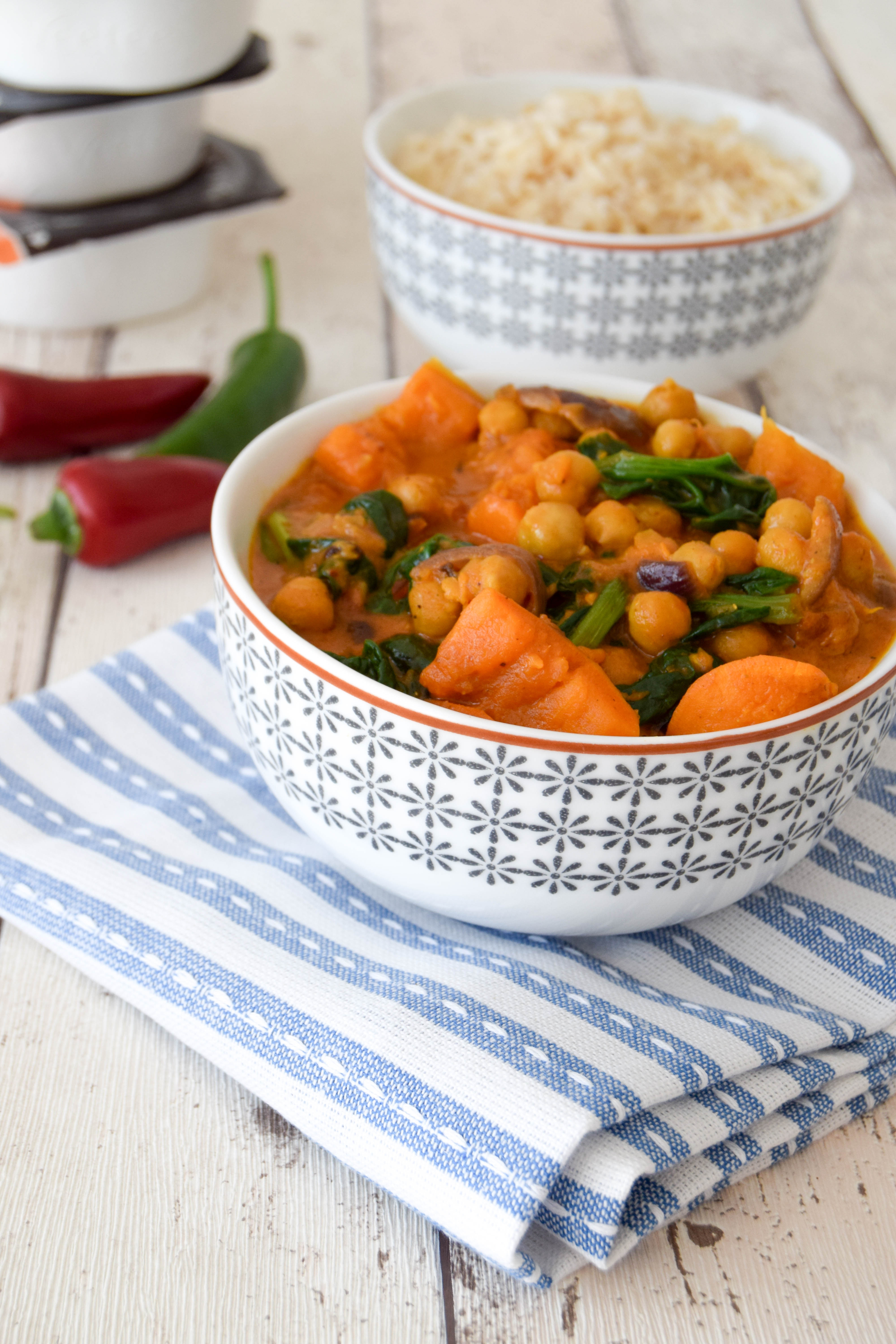 Sweet Potato and Chick Pea Curry 6