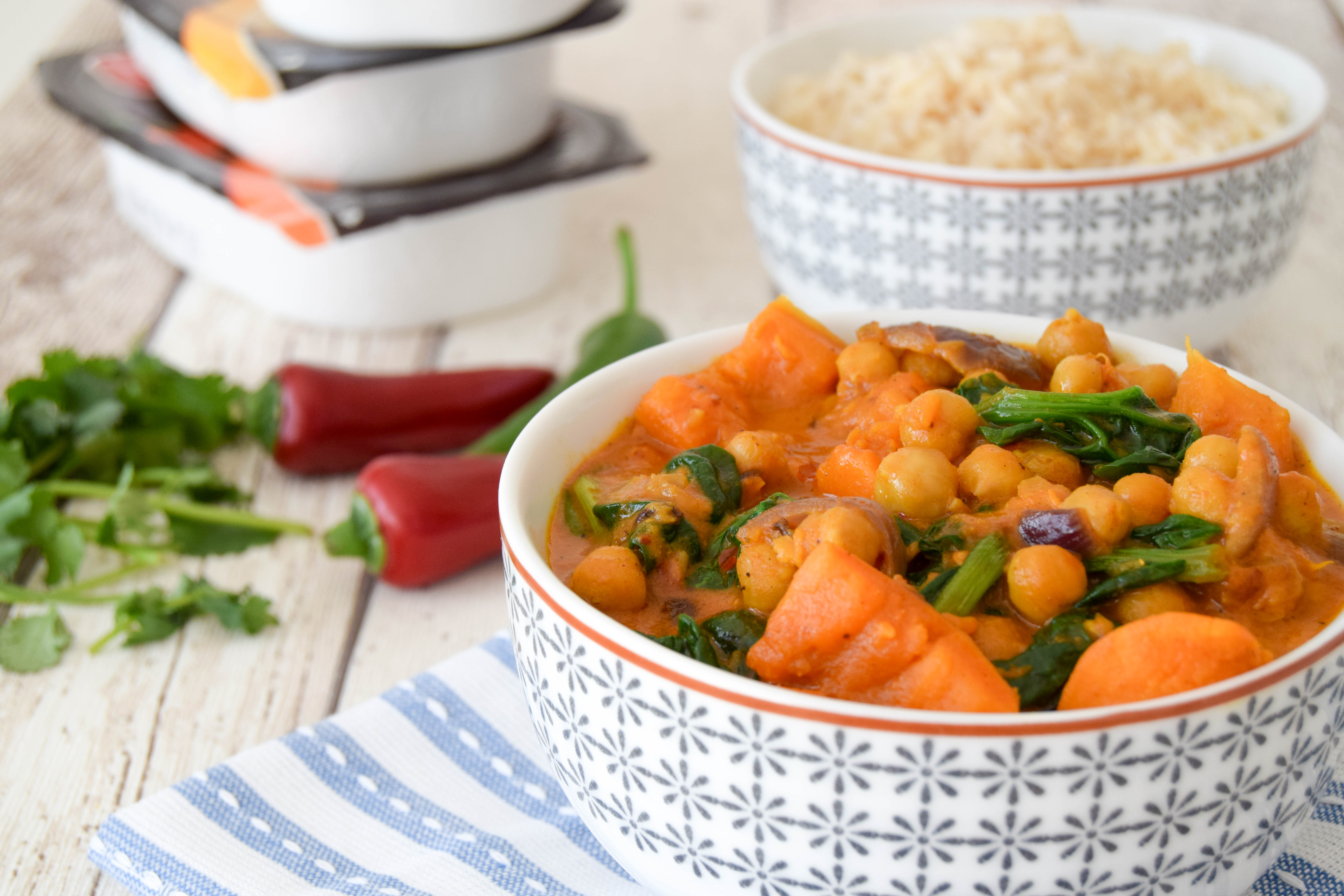 Sweet Potato & Chickpea Curry