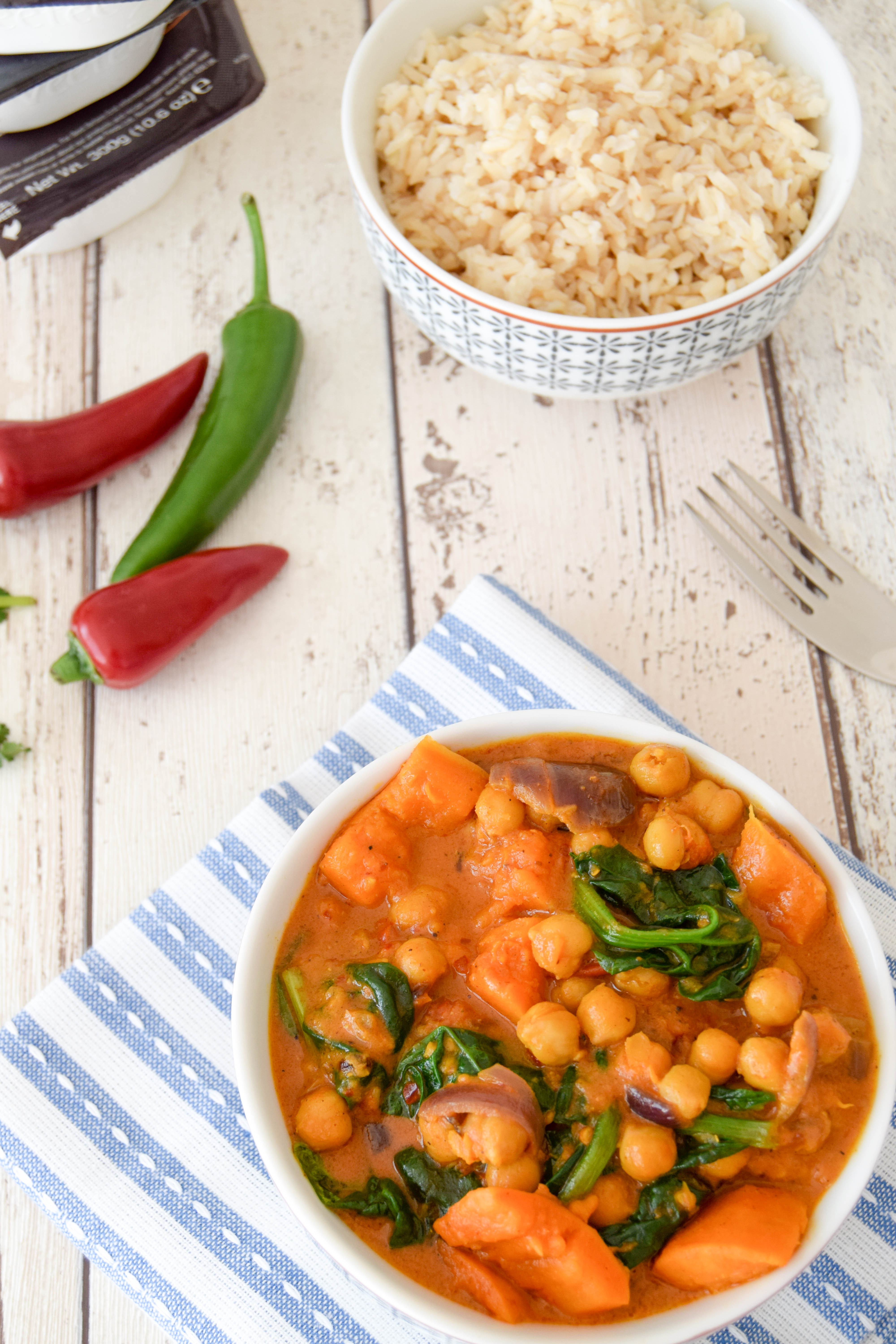 Sweet Potato and Chick Pea Curry 8