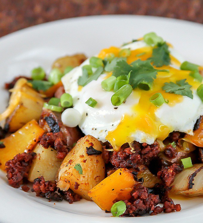 Breakfast-Hash-with-Chorizo-Eggs