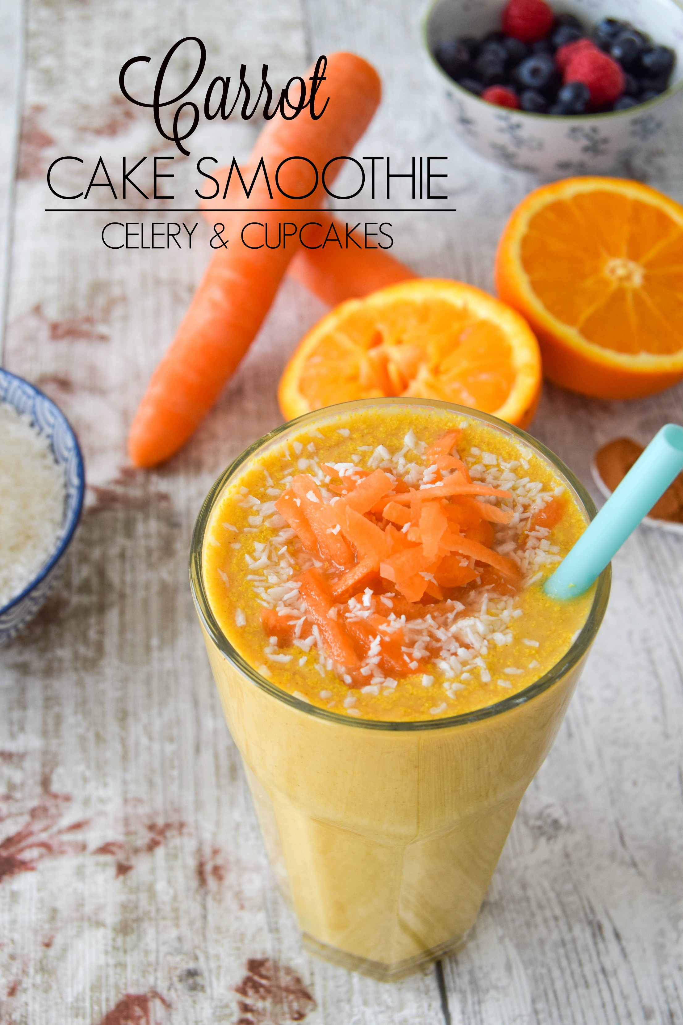 Not only does this taste like everyone's favourite afternoon treat, carrot cake, it also has one portion of vegetables to help you towards your 5-a-d