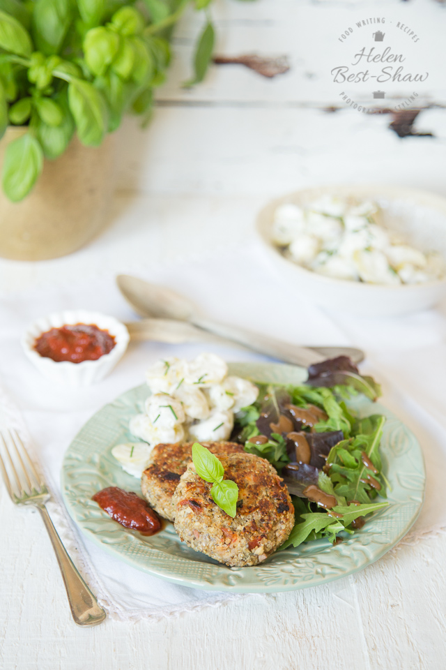 Mediterranean-chicken-quinoa-and-chia-burgers