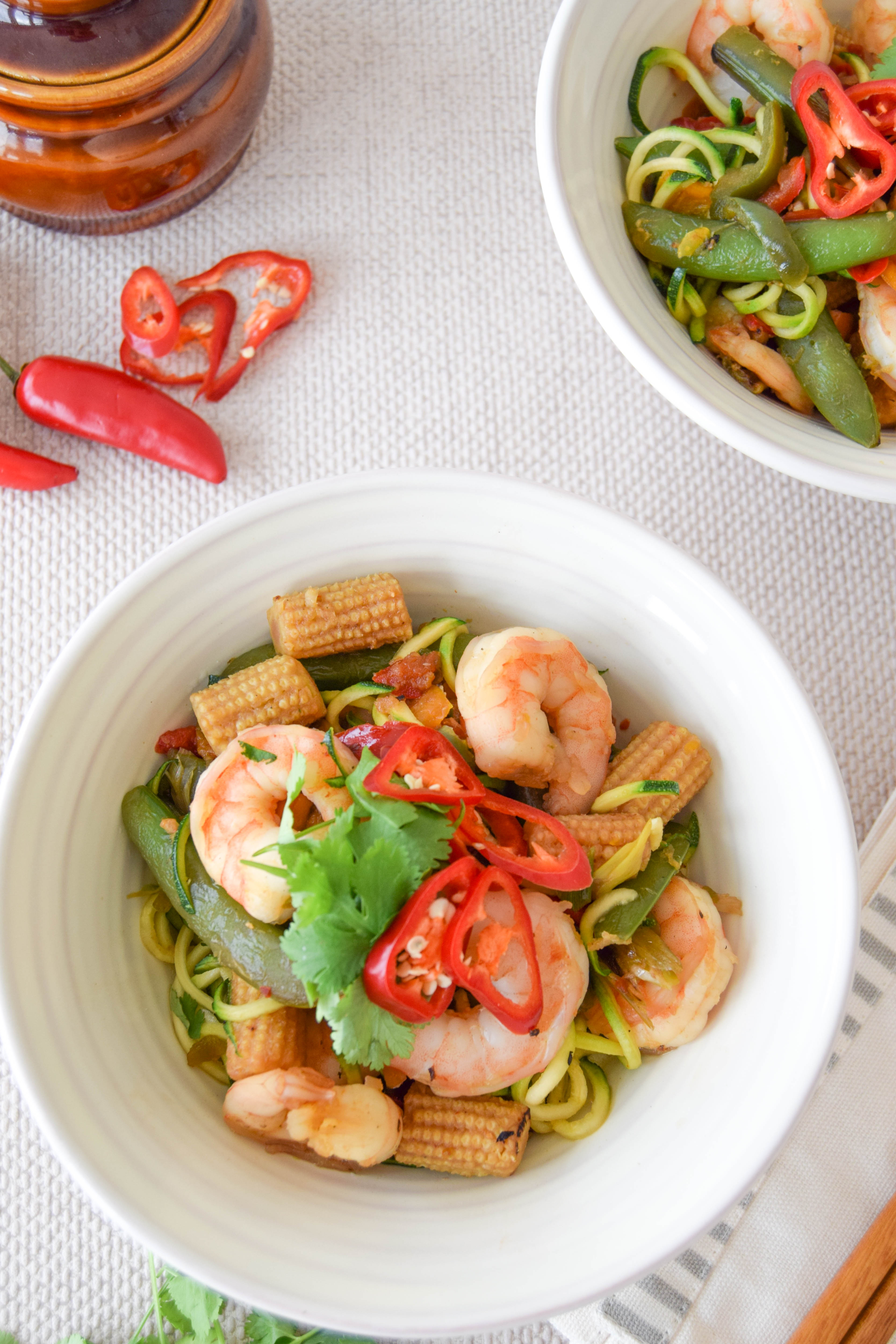 A fresh and nutritious dinner ready in 10-minutes with sweet honey balanced with a hint of fiery chilli and served with zoodles - it's quicker than ordering a takeaway. &nbsp;Made with really simple ingredients, but packed full of flavour!