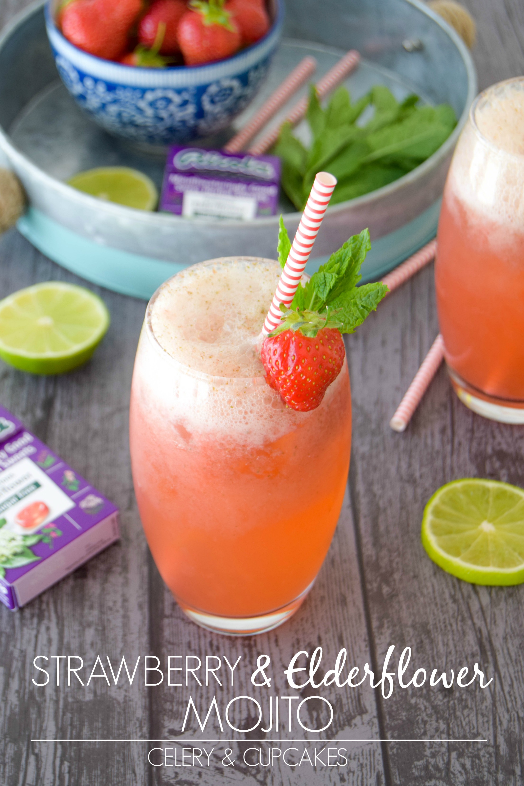 Strawberry & Elderflower Mojito