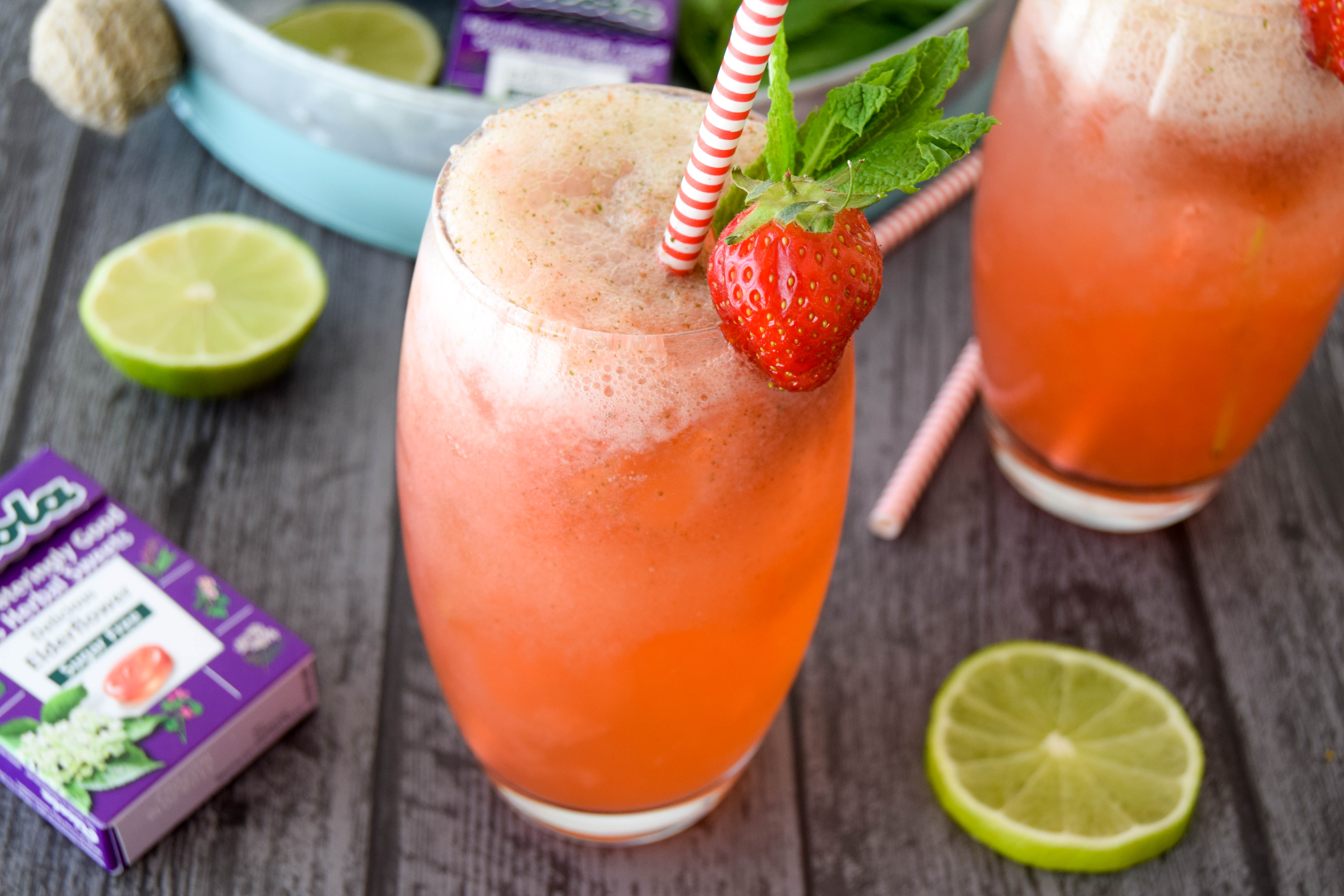 Strawberry & Elderflower Mojito