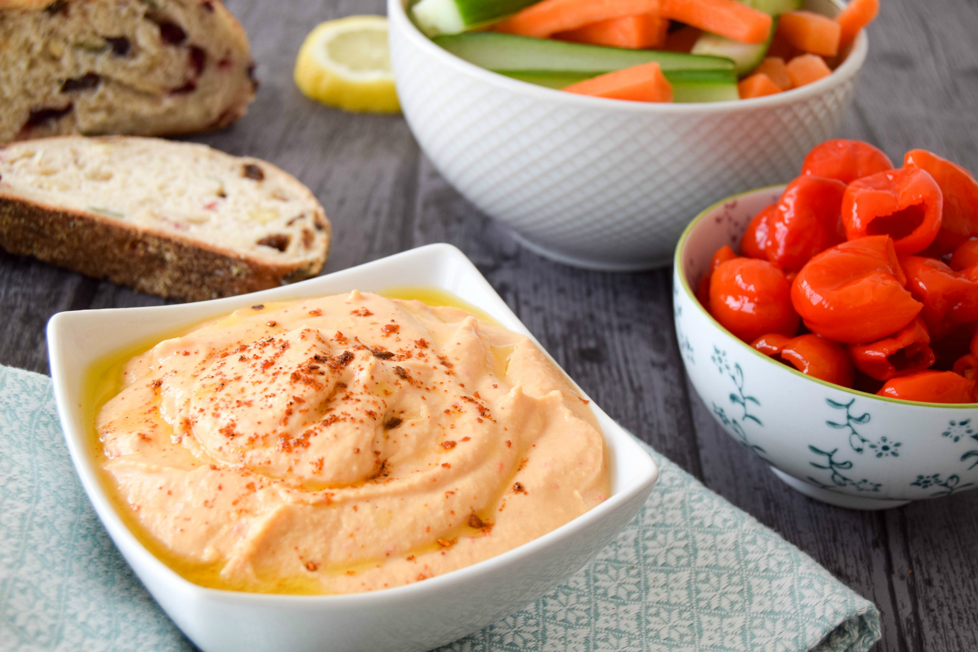 Peppadew® & Feta Hummus