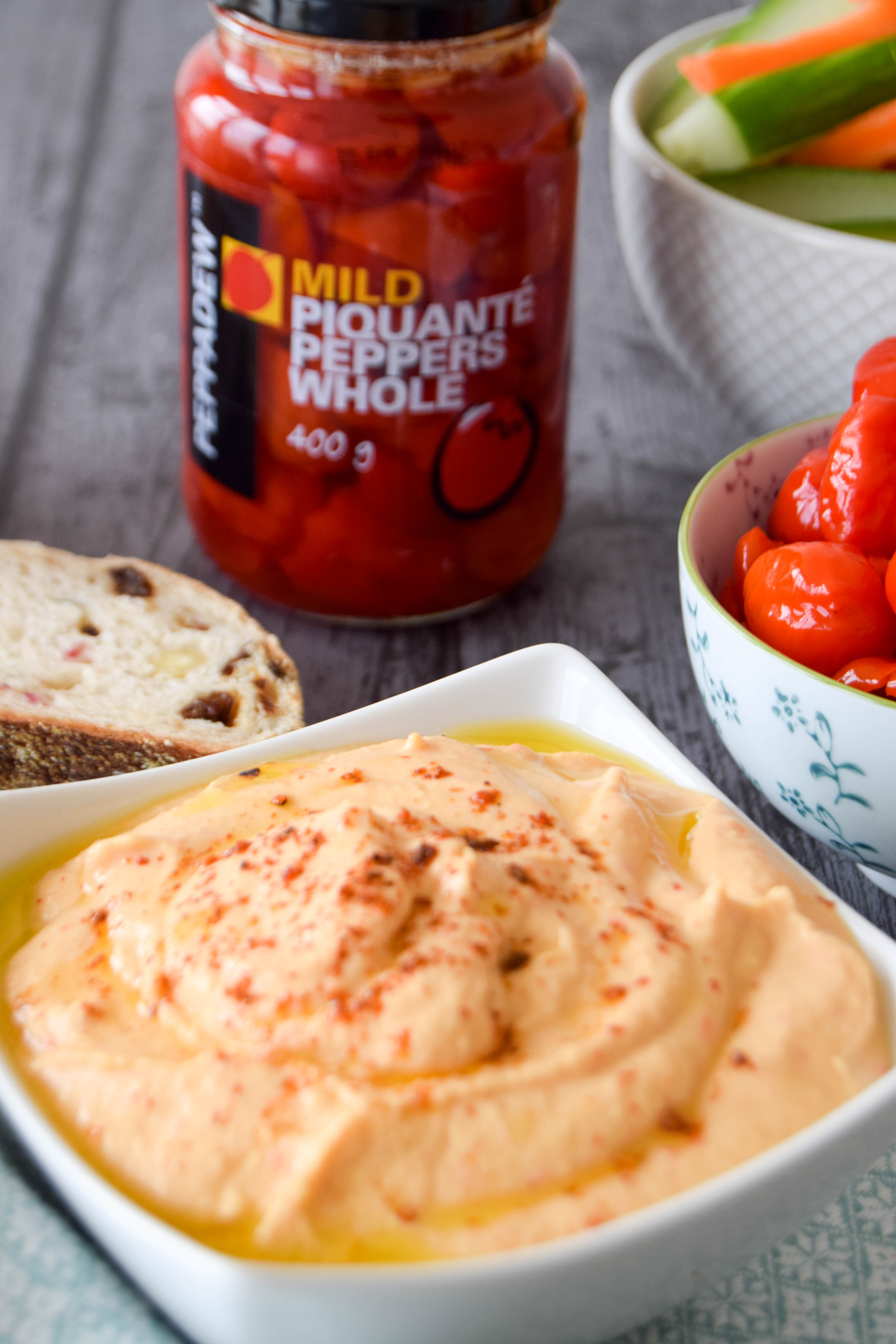 Peppadew & Feta Hummus 13