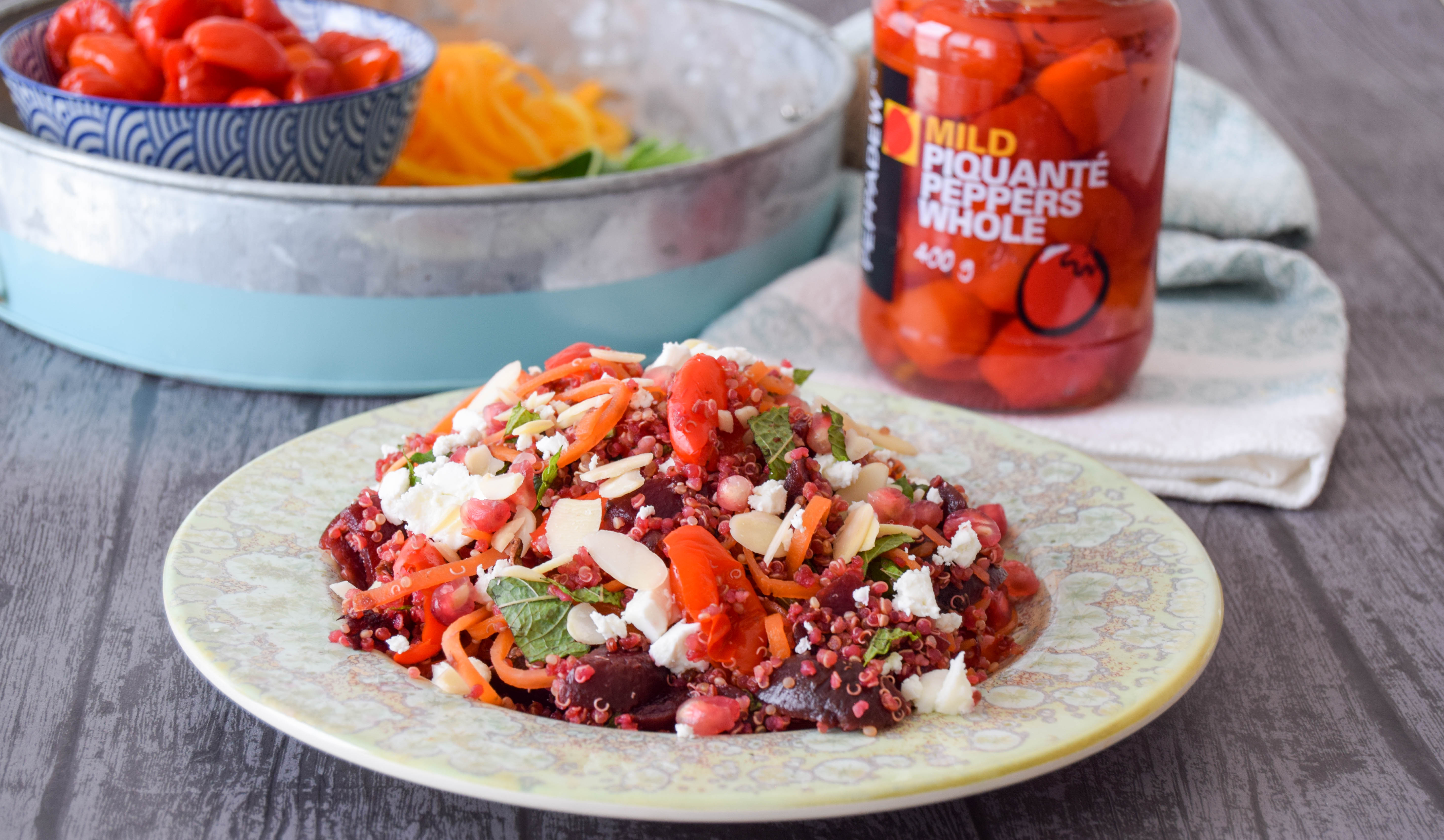 Pink Quinoa Salad