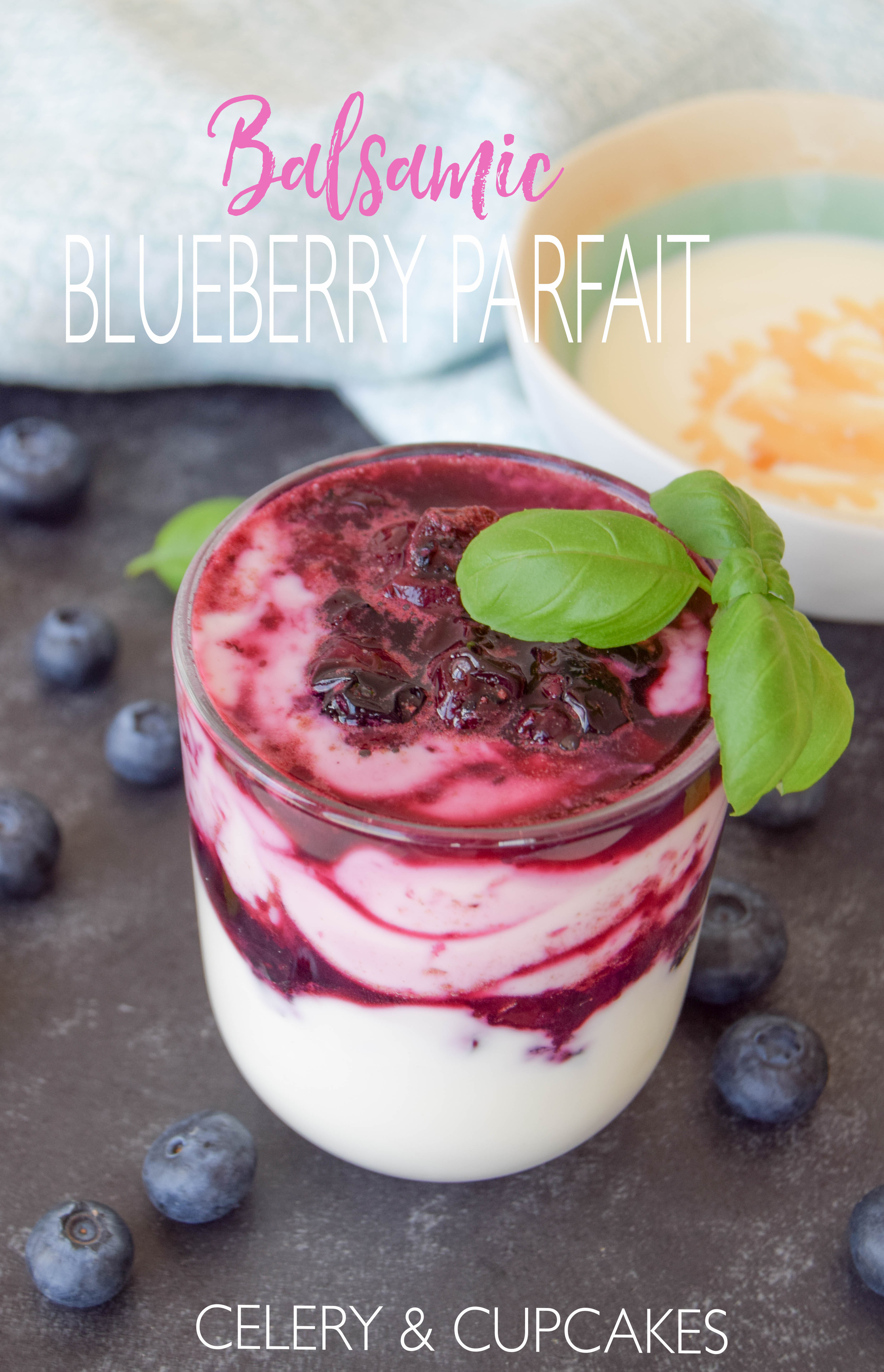 Juicy sweet blueberries with sweet and acidic balsamic vinegar to make a delicious blueberry compote make this wonderful healthier dessert option!