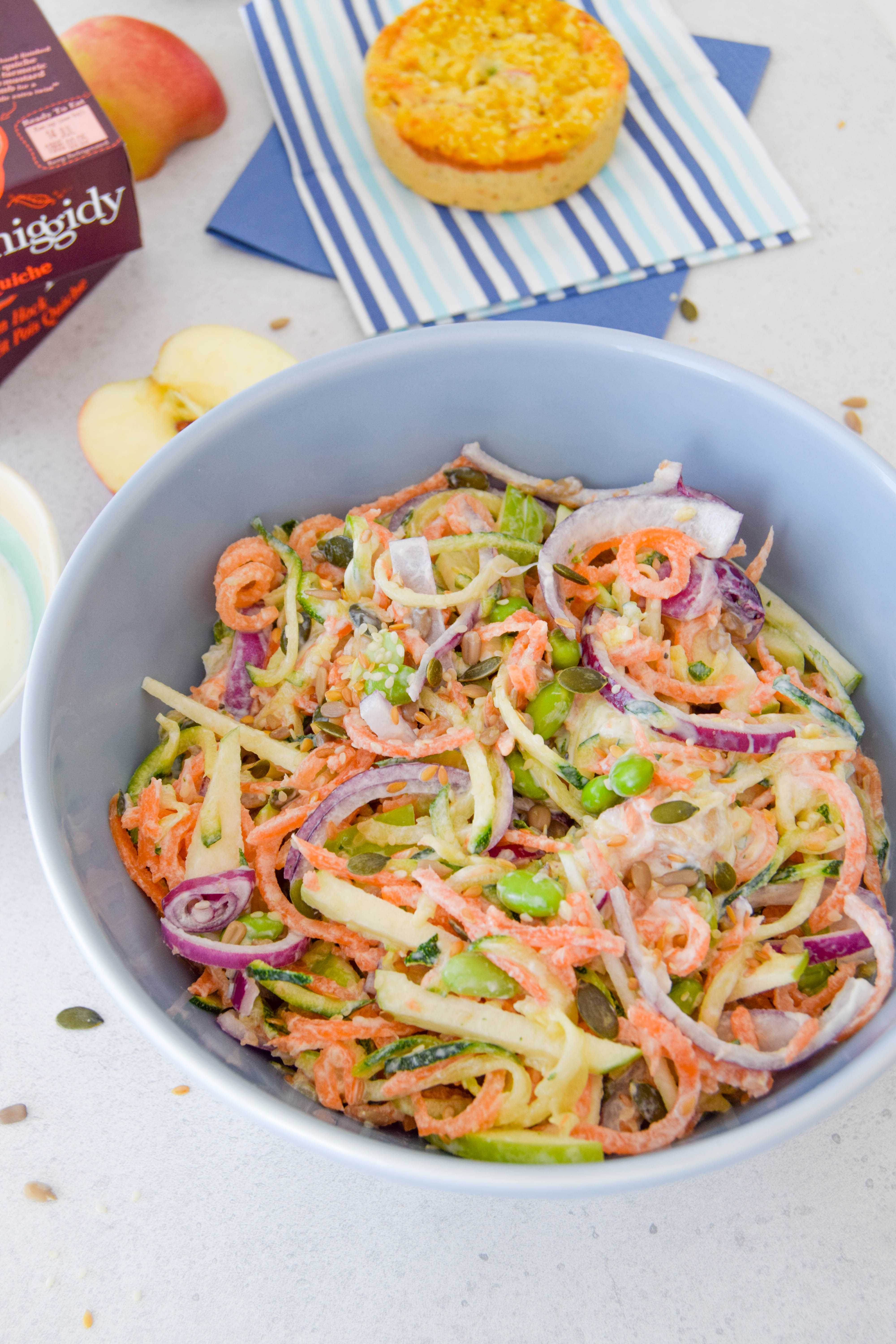 No Mayo Apple Slaw