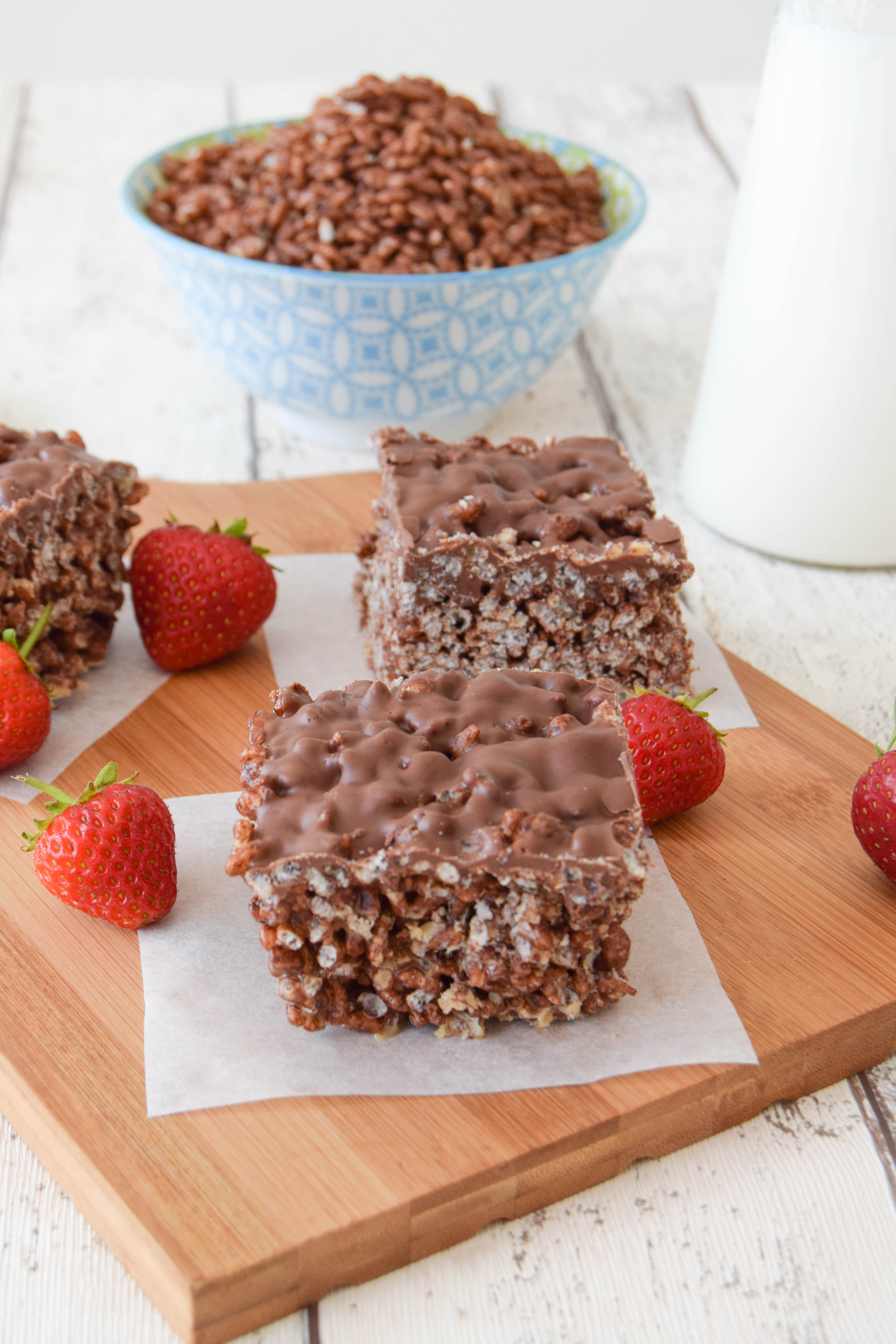 Chocolate Peanut Butter Crunch Bars 4