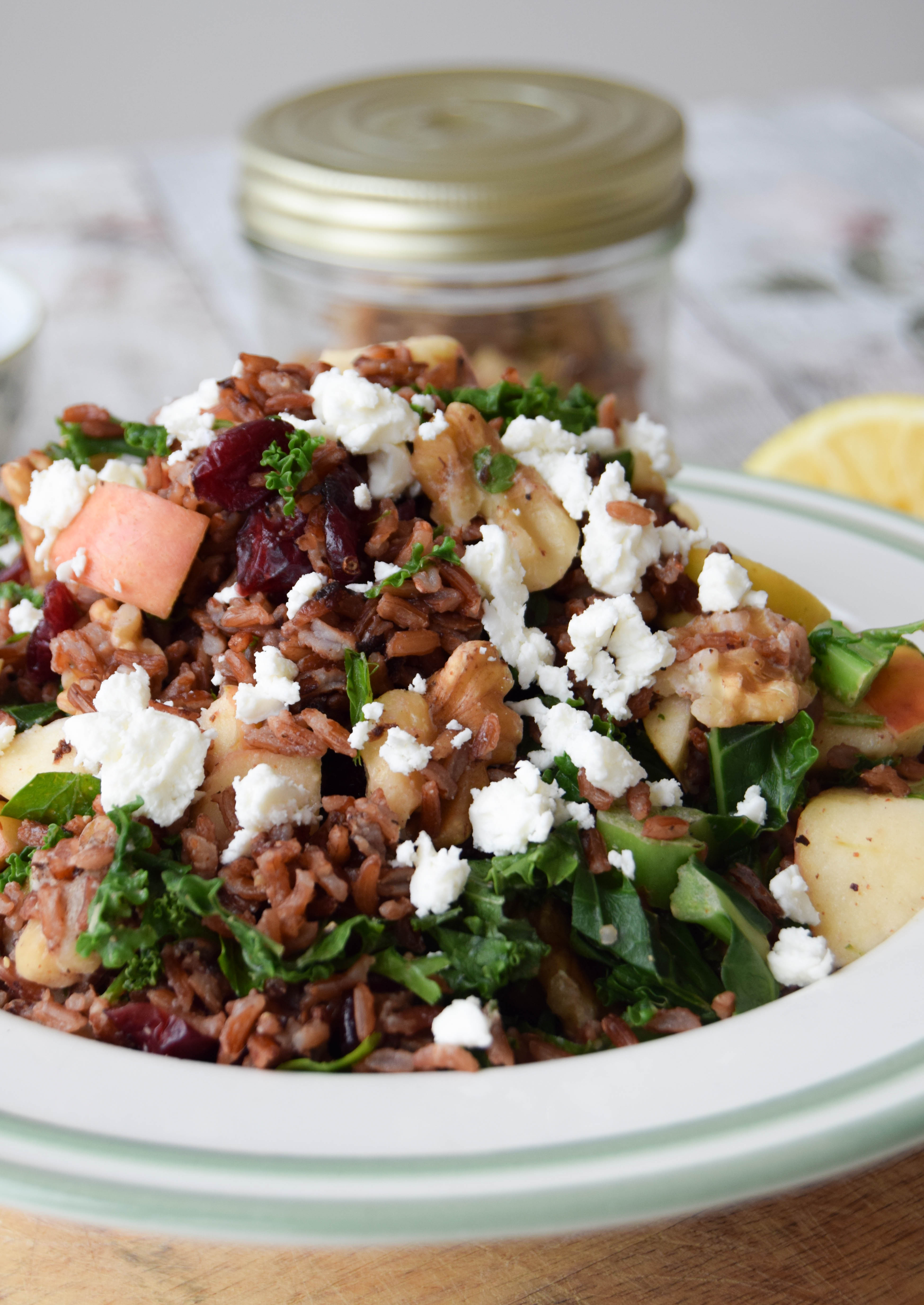 A healthy wholesome and satisfying salad full of the flavours of autumn.