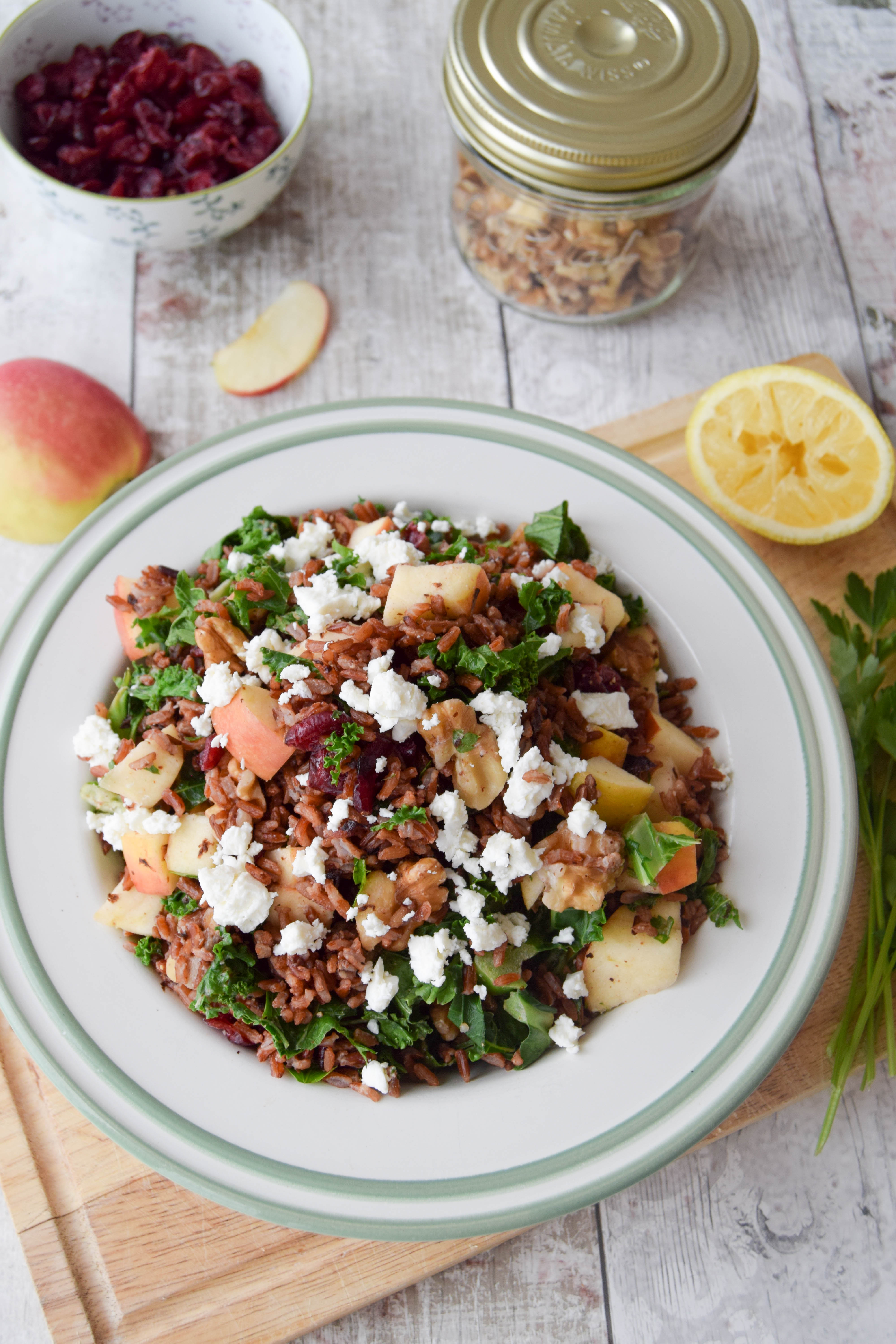 A healthy wholesome and satisfying salad full of the flavours of autumn.